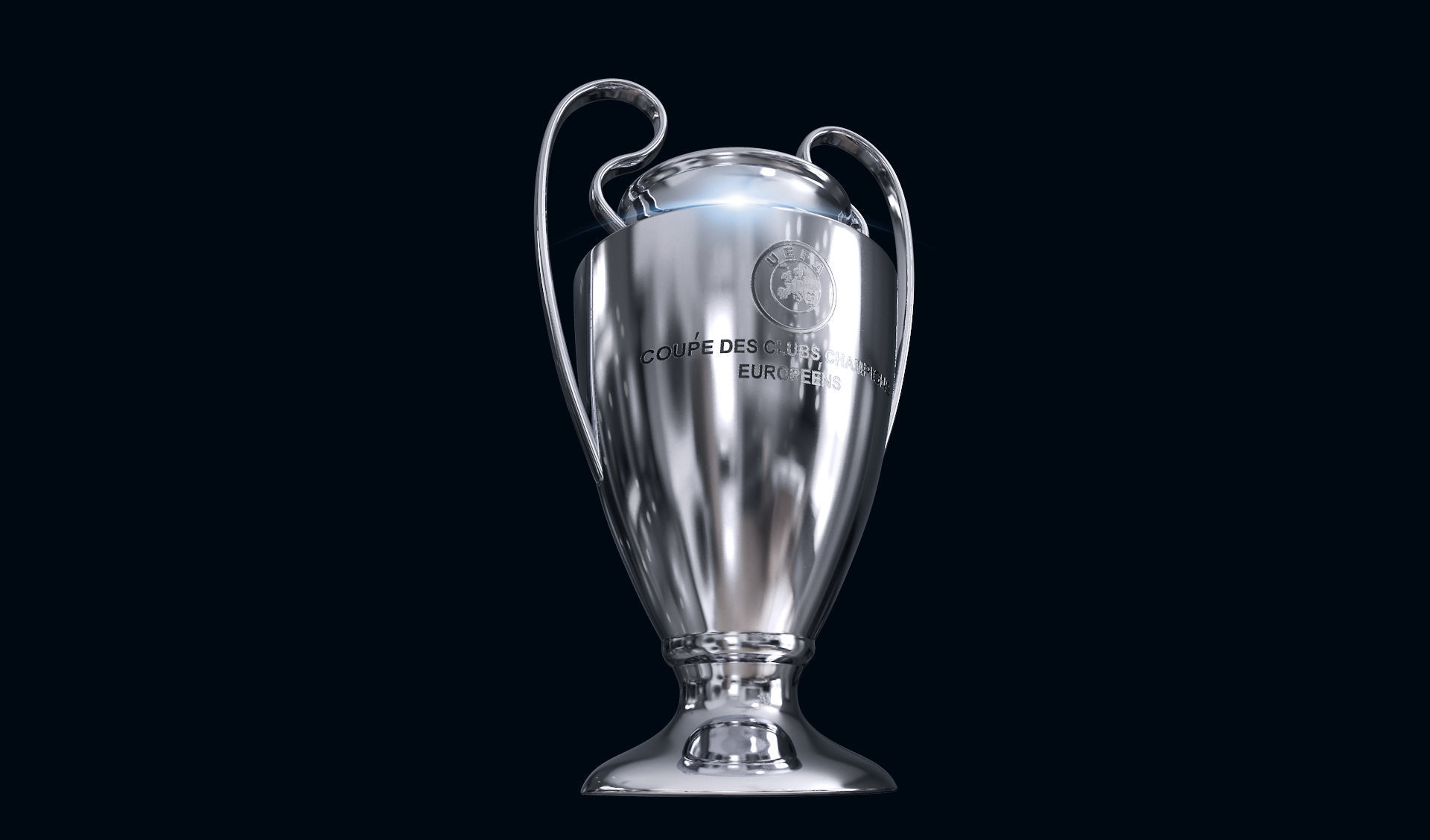 UEFA Champions League Trophy 3D model_2