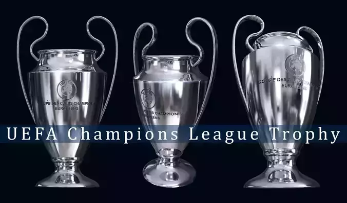 UEFA Champions League Trophy 3D model