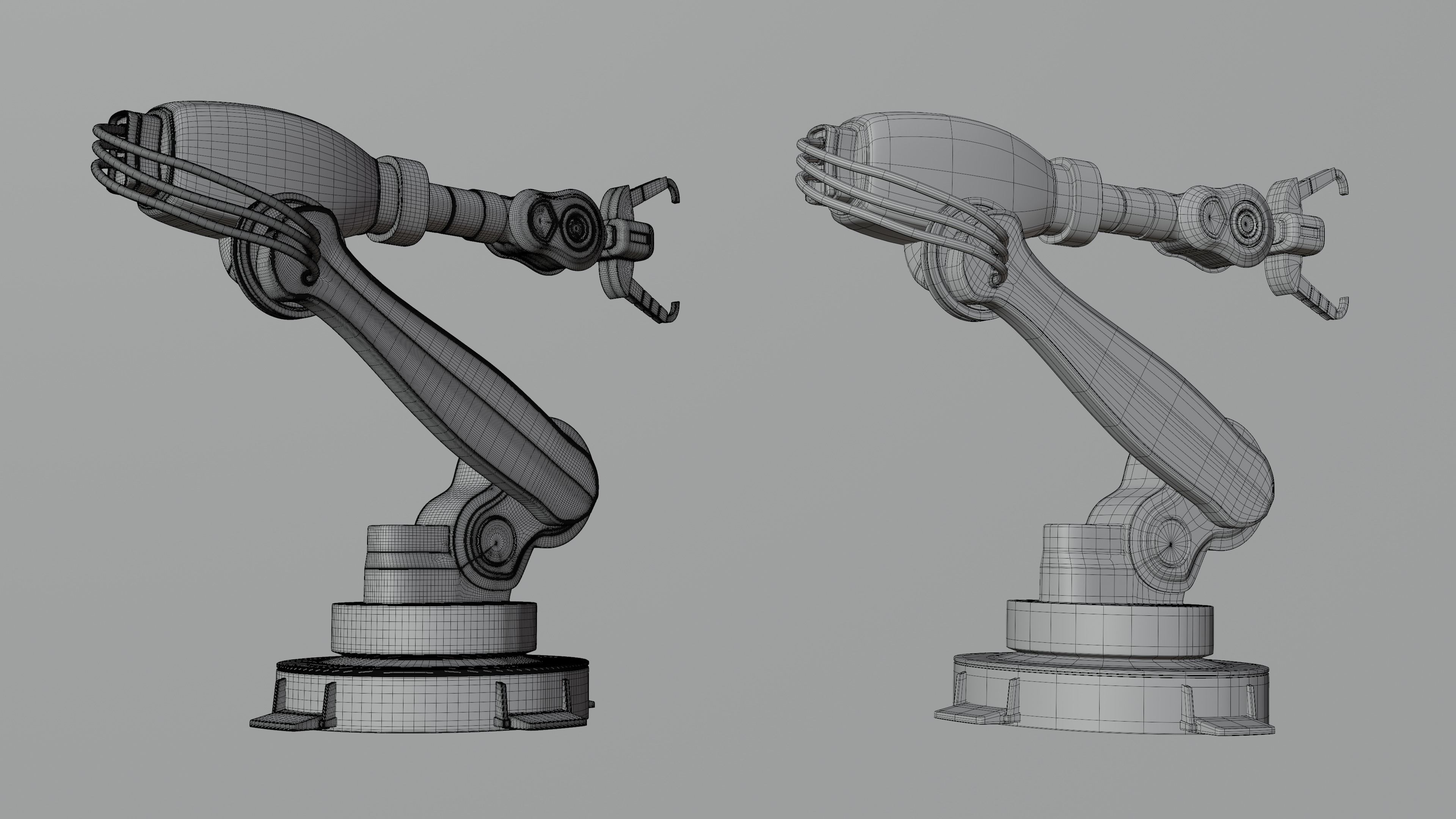 Mechanical arm 3D model_5