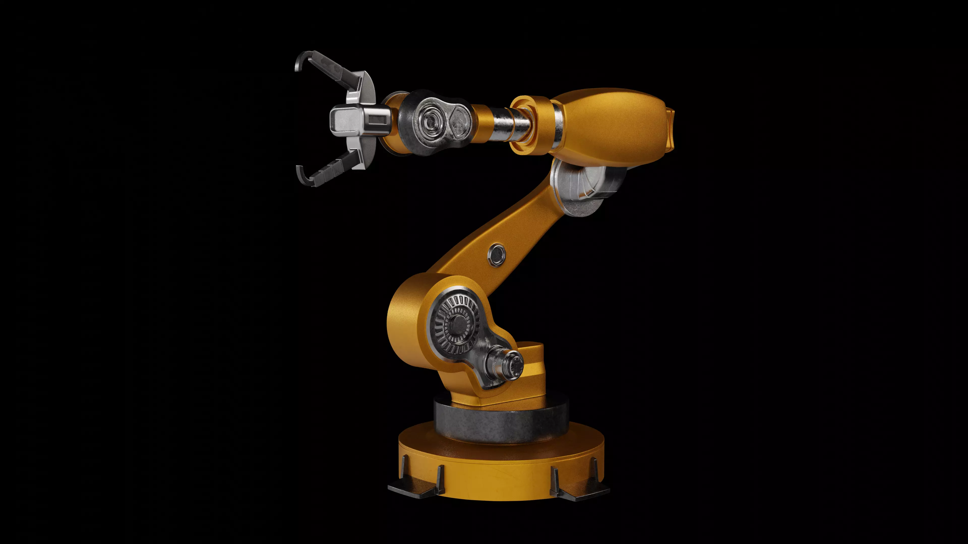 Mechanical arm 3D model_0