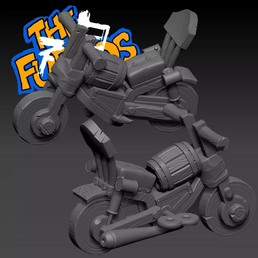 The furyos 03 bike only 3D print model
