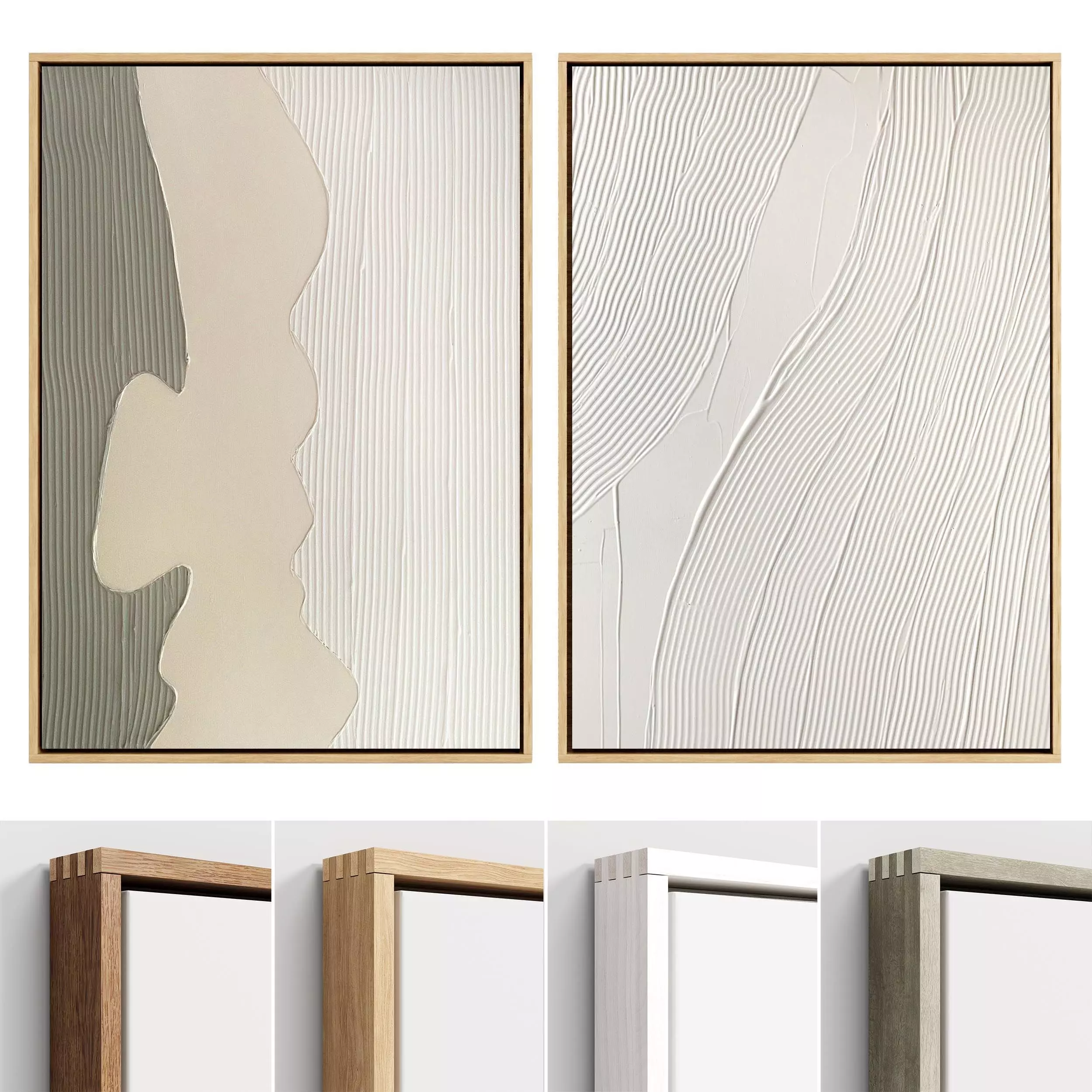 Plaster Two Frame 14 Low-poly 3D model_0