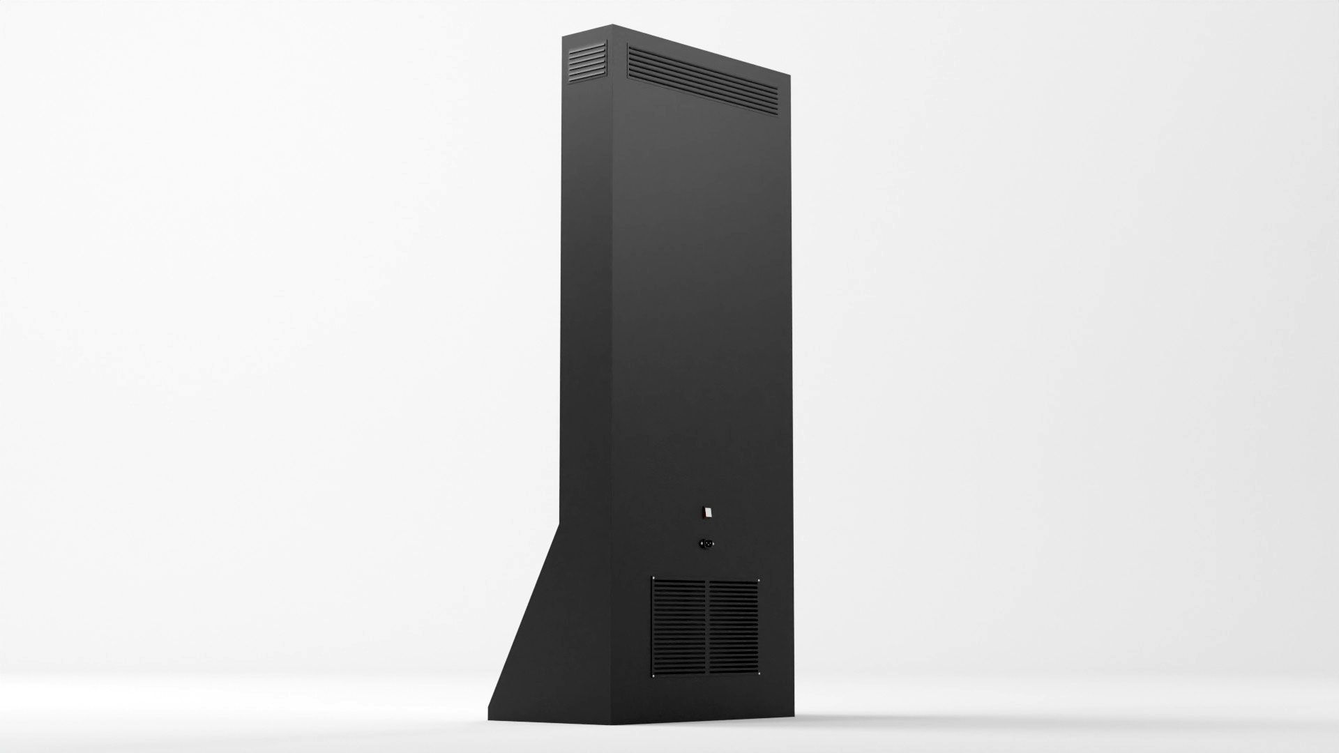 Digital Information Board Display 3D Model Low-poly 3D model_5