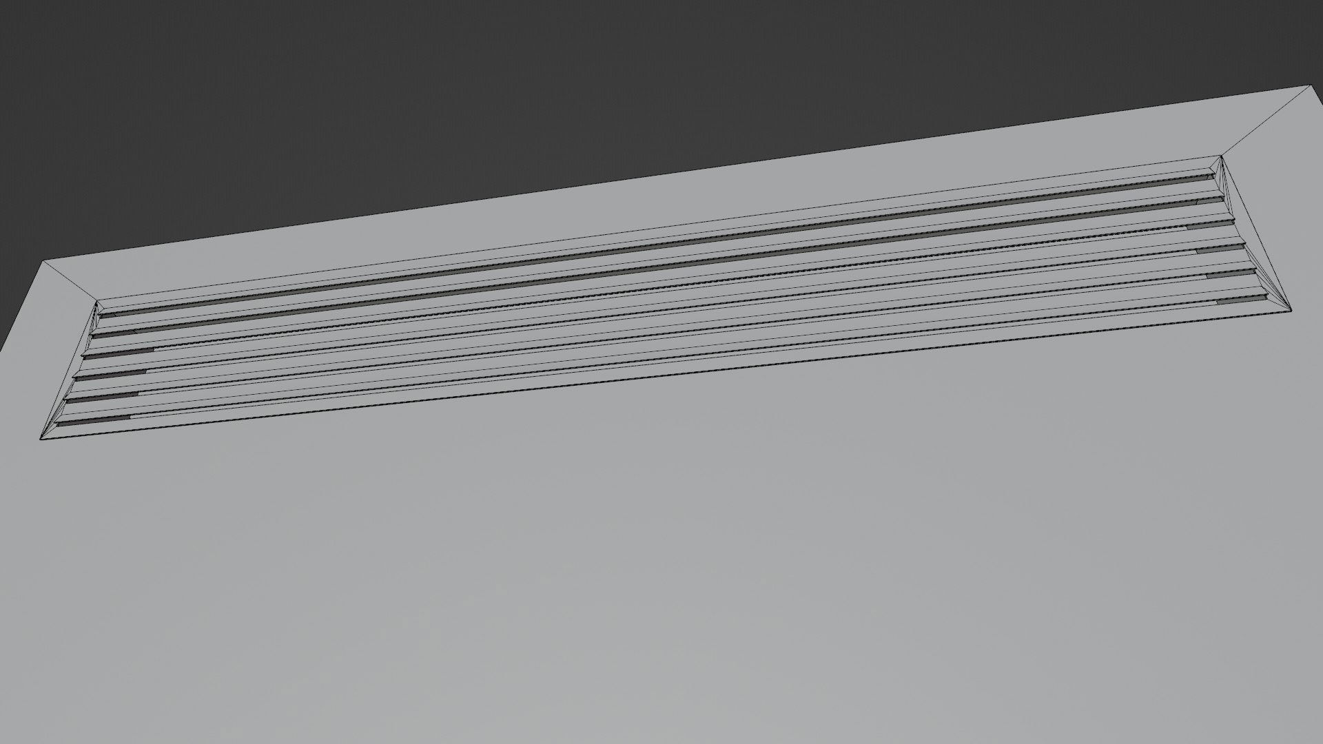 Digital Information Board Display 3D Model Low-poly 3D model_32