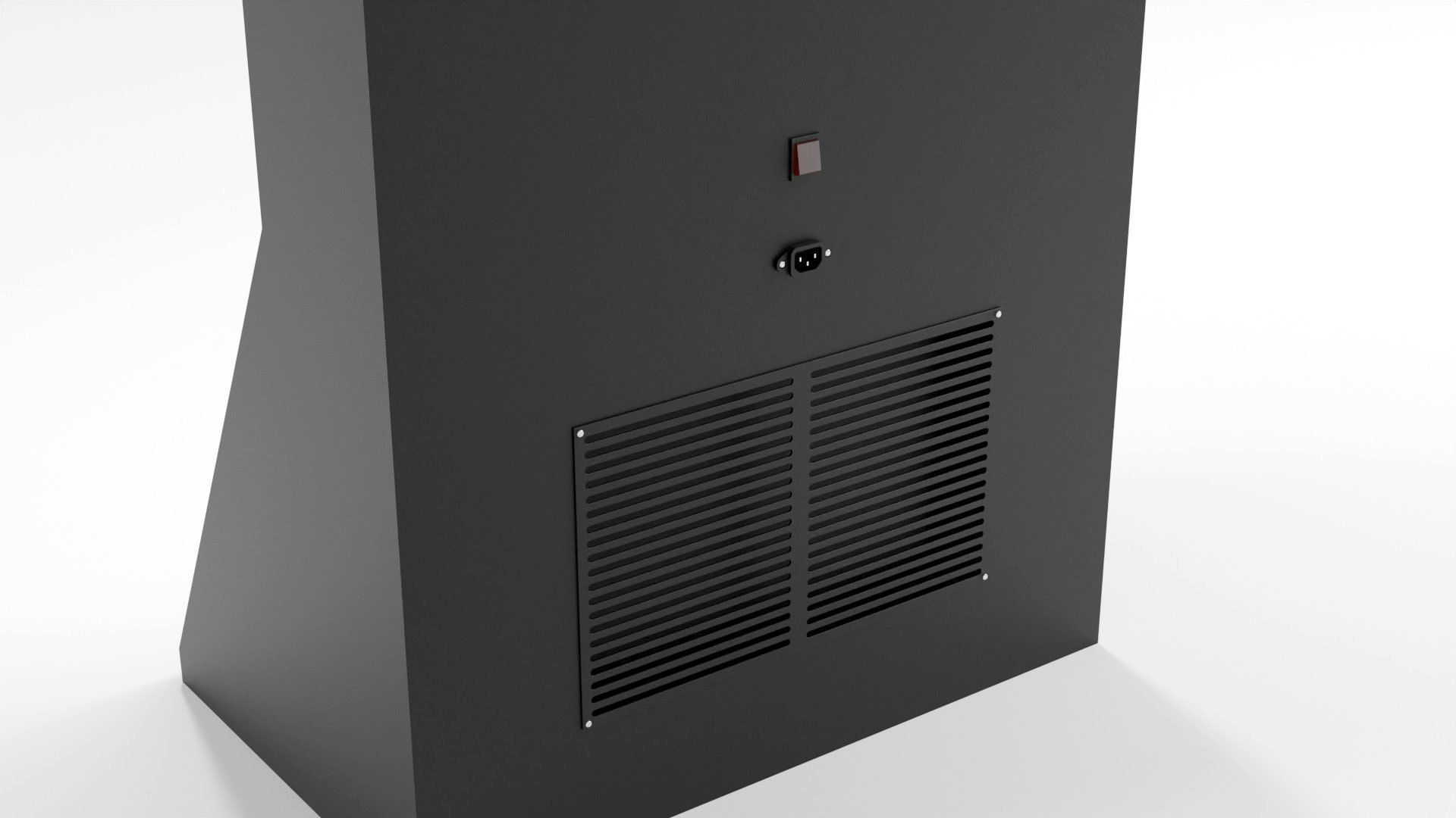 Digital Information Board Display 3D Model Low-poly 3D model_7