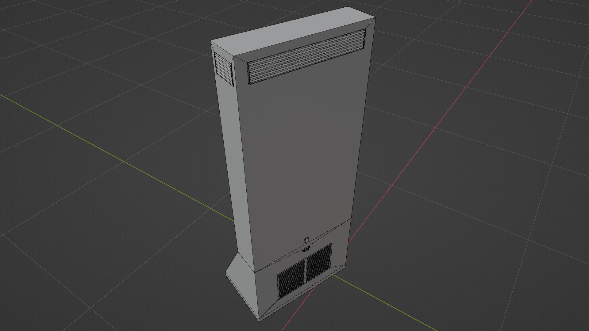 Digital Information Board Display 3D Model Low-poly 3D model_28