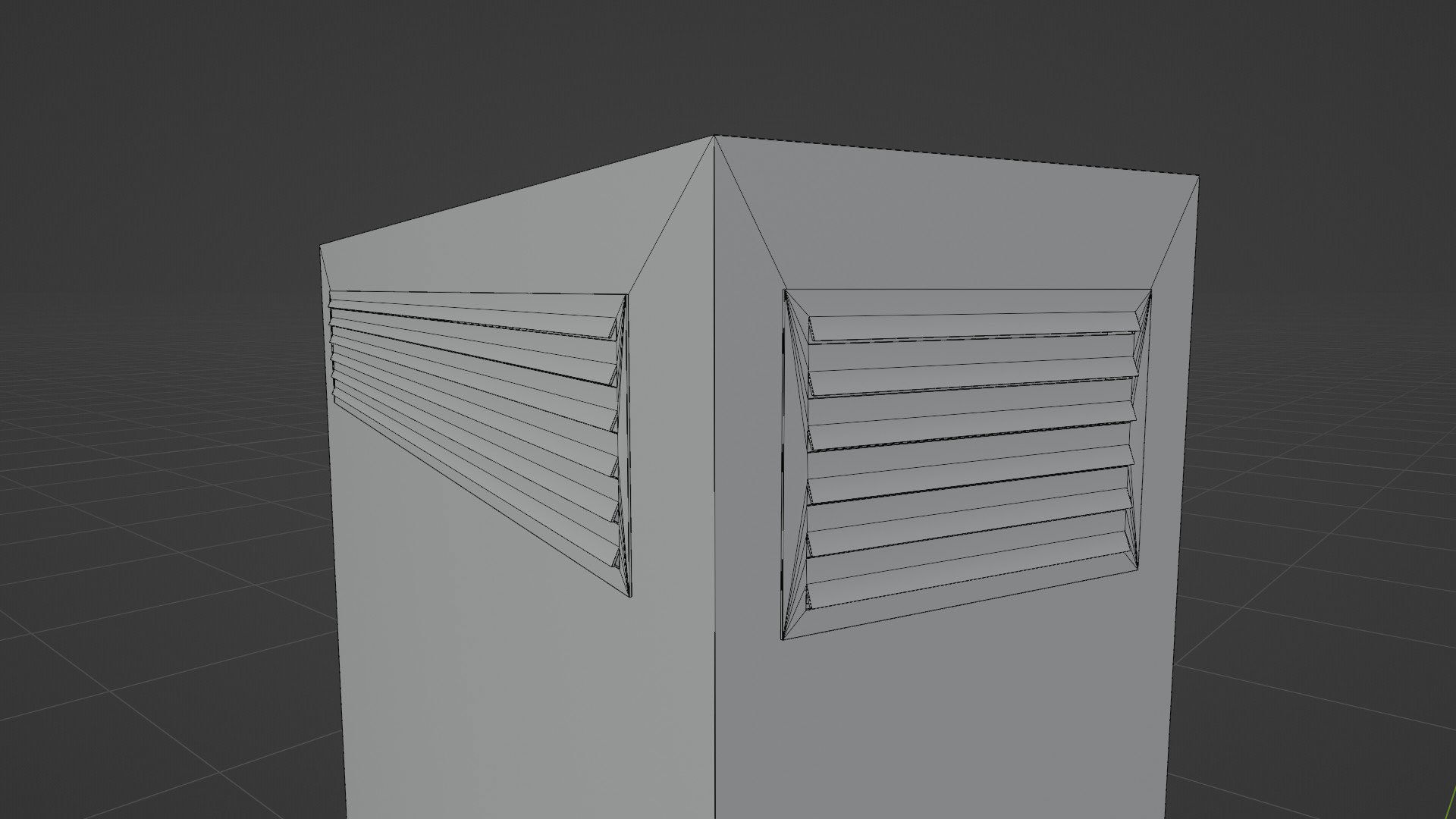 Digital Information Board Display 3D Model Low-poly 3D model_33