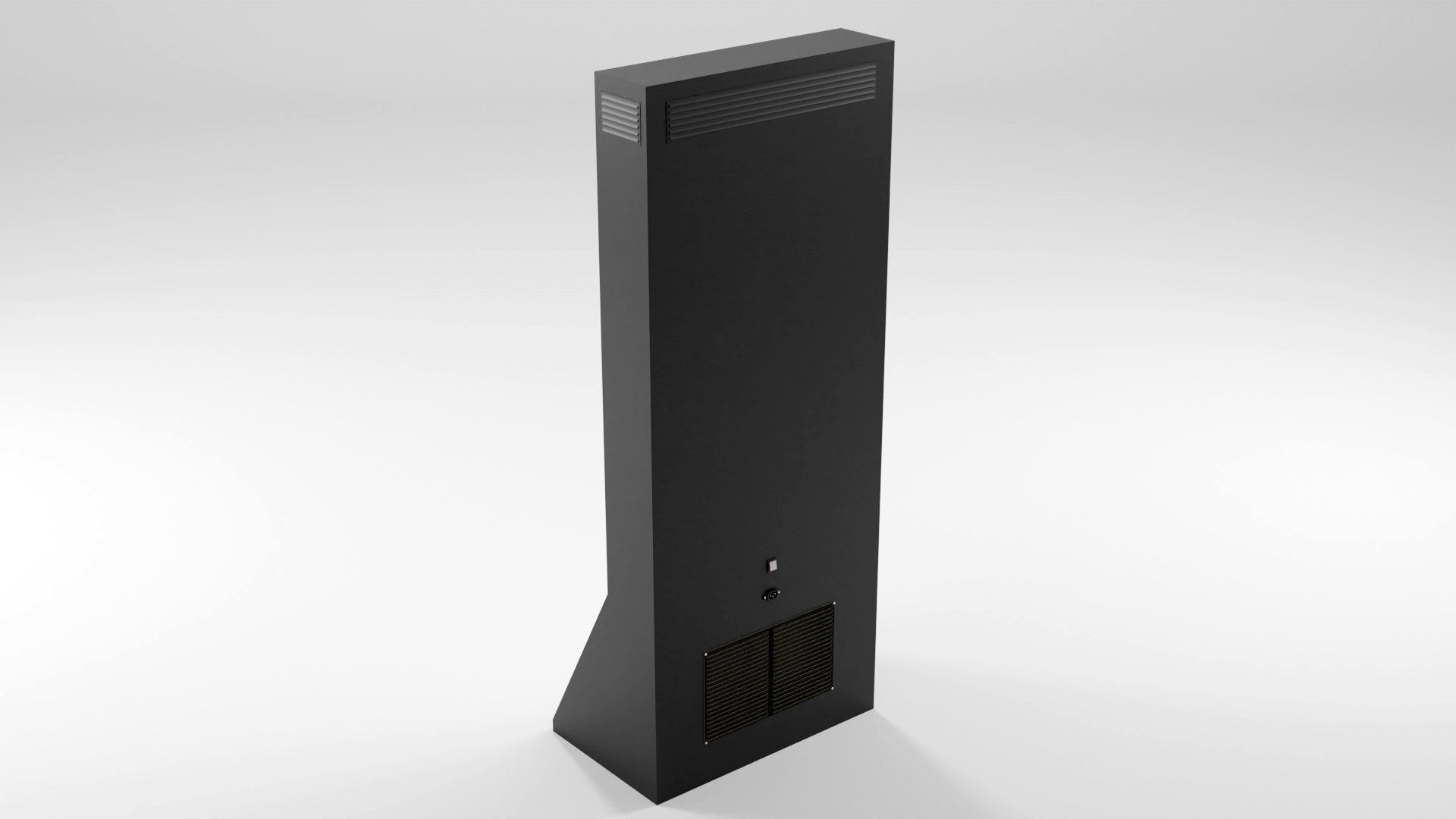 Digital Information Board Display 3D Model Low-poly 3D model_11