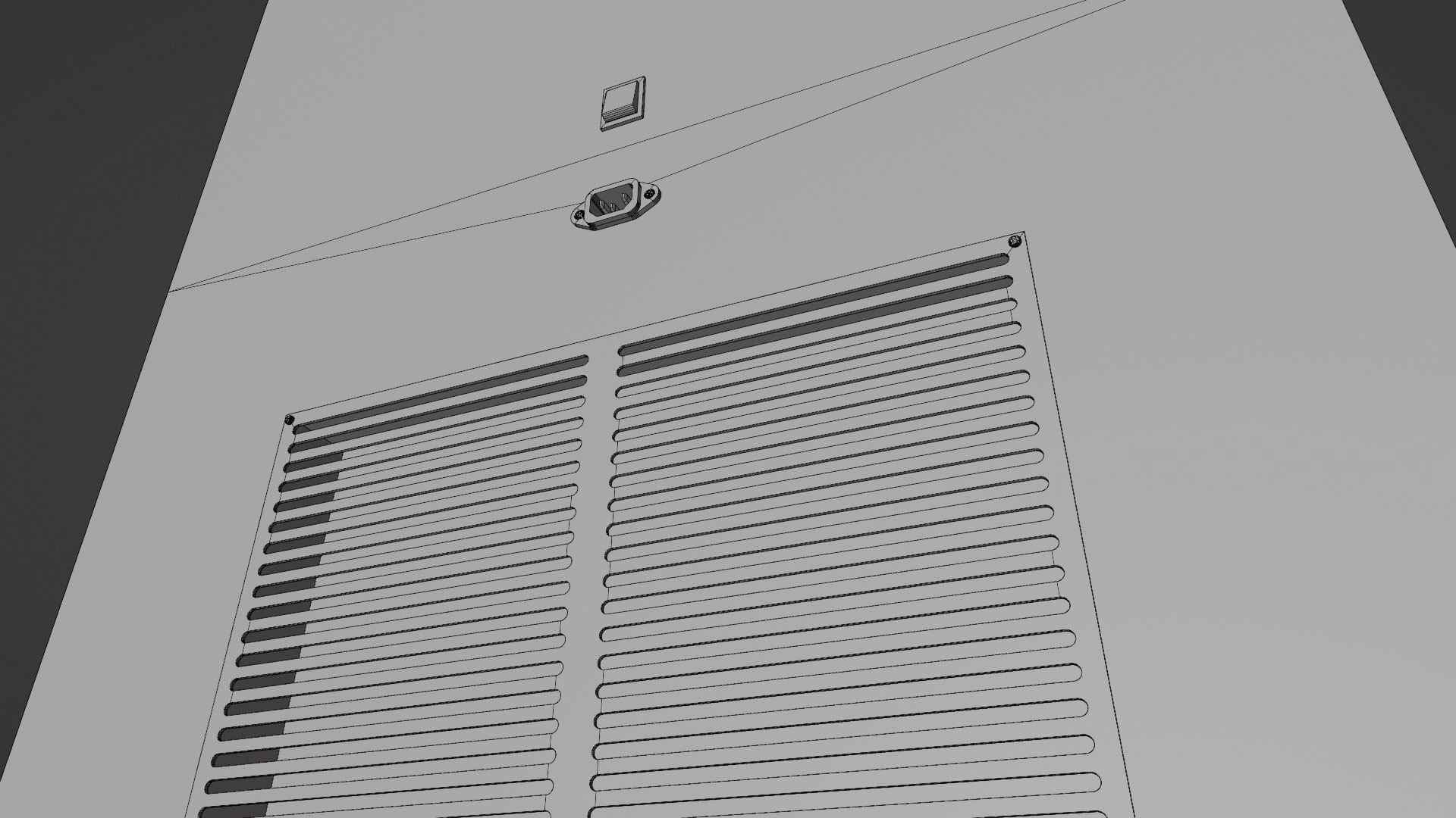 Digital Information Board Display 3D Model Low-poly 3D model_31