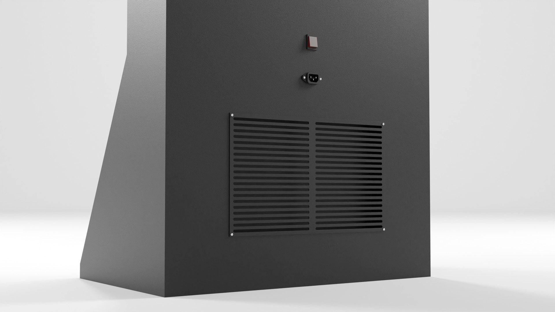 Digital Information Board Display 3D Model Low-poly 3D model_3