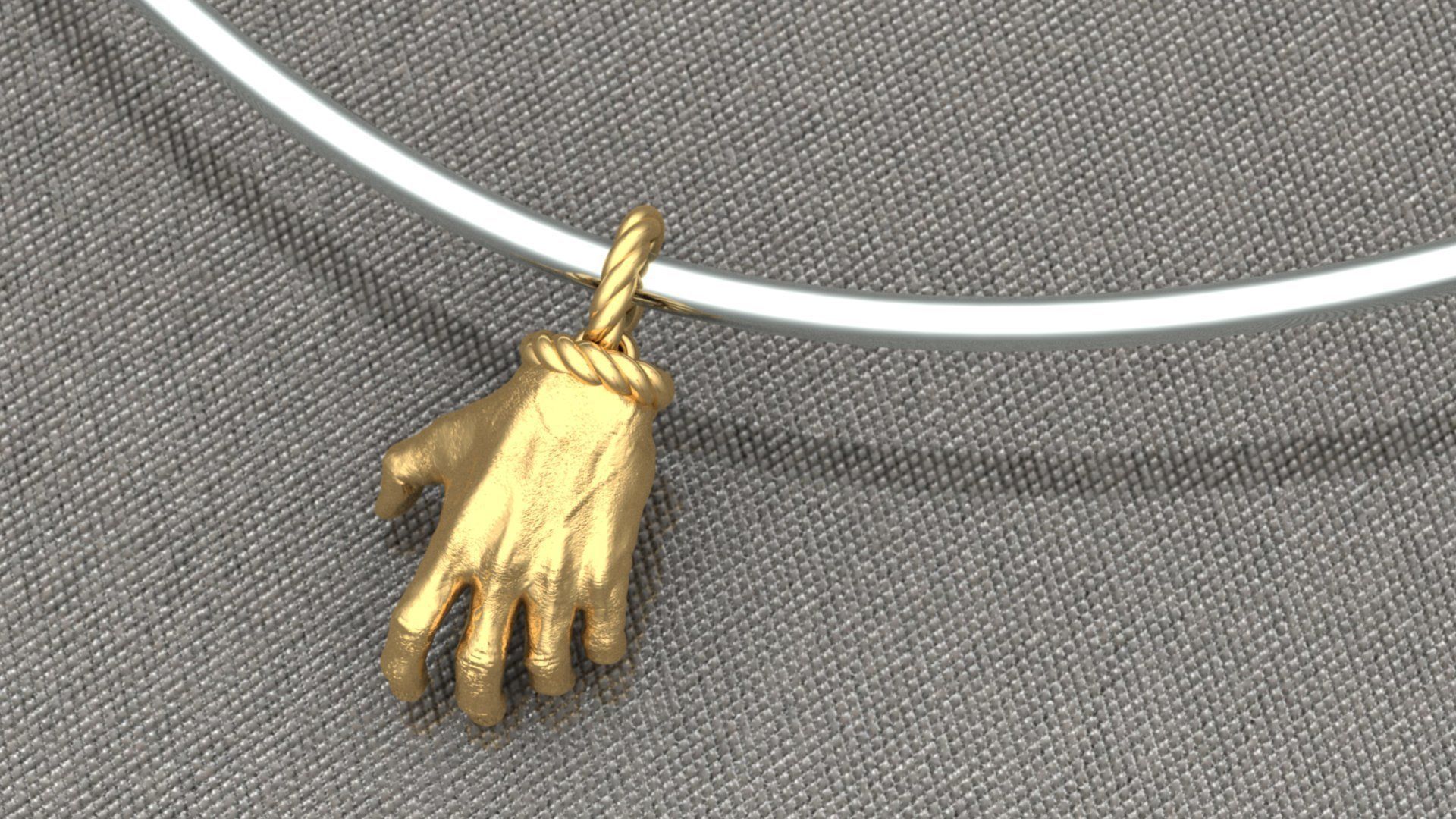 Hand  of god 3D print model_1