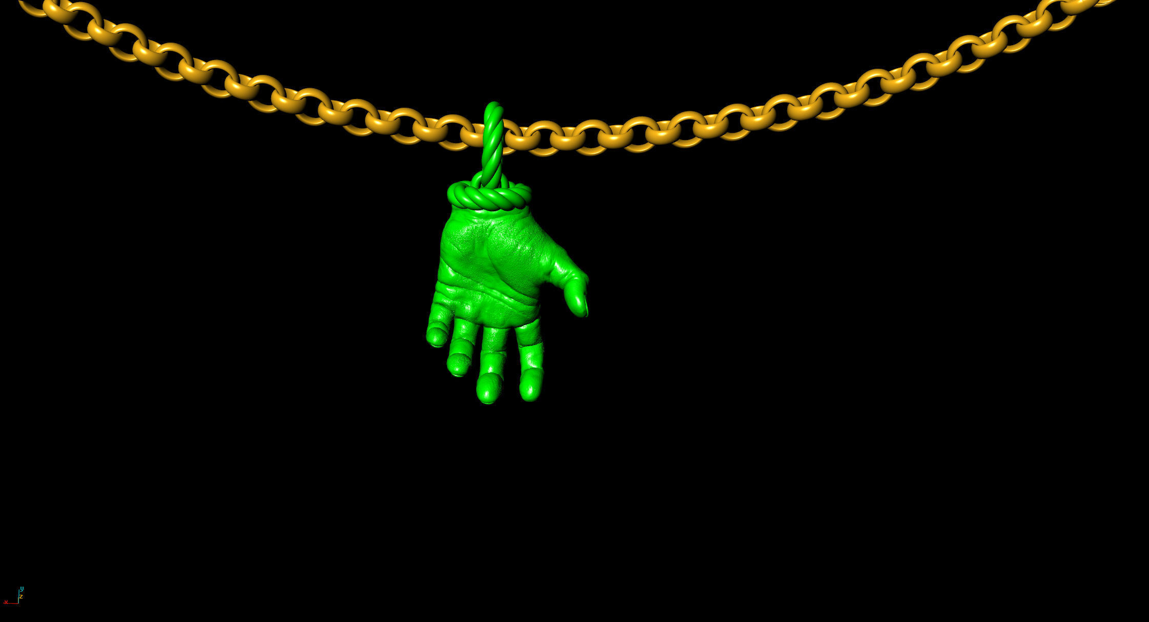 Hand  of god 3D print model_10