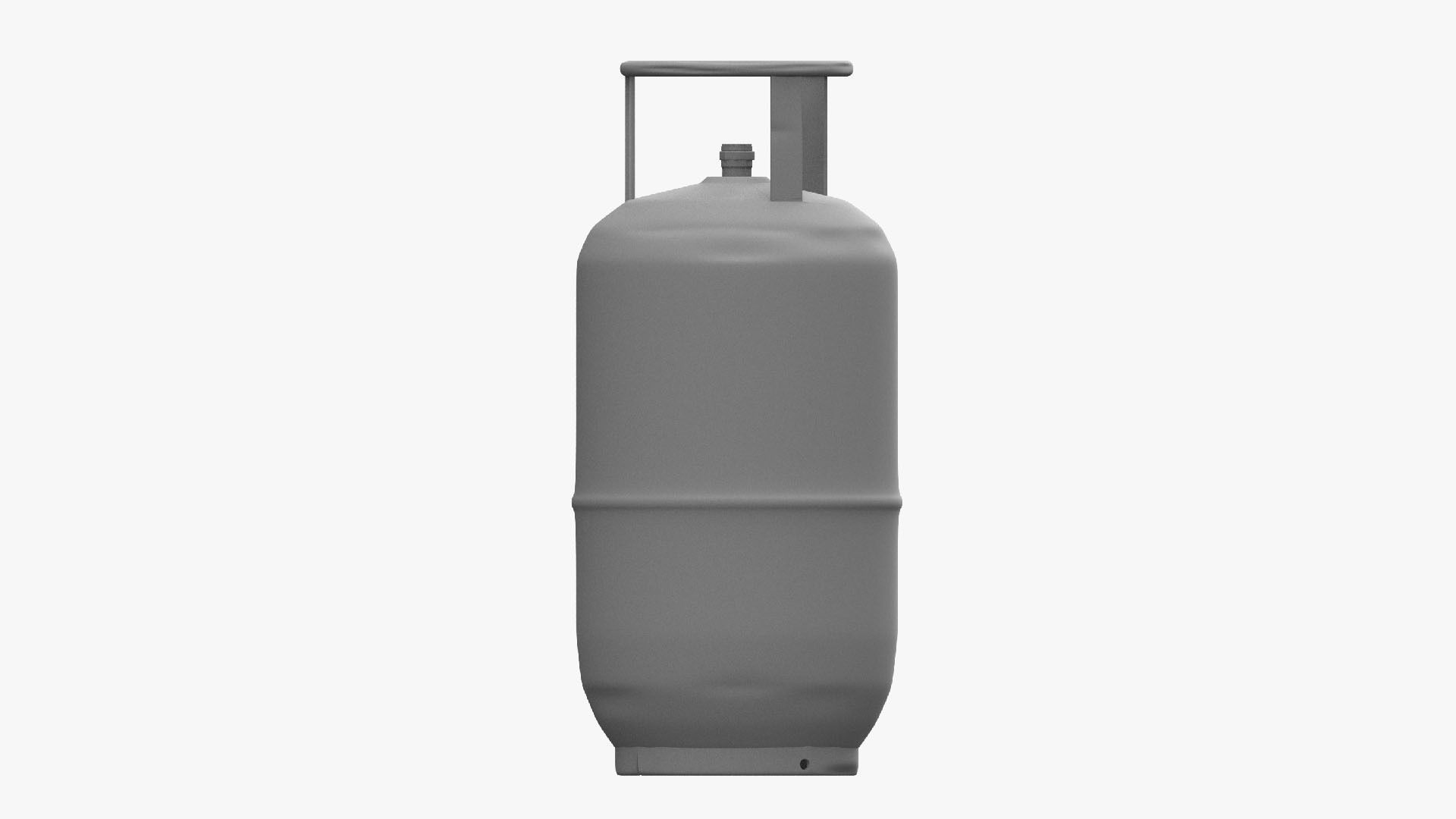 gas cylinder Low-poly 3D model_8