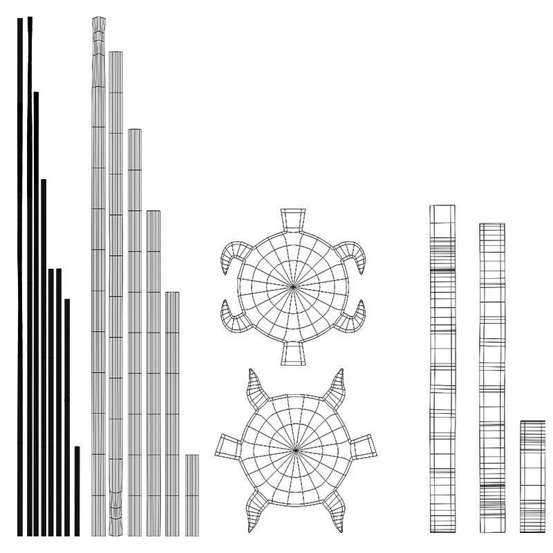 gas cylinder Low-poly 3D model_12