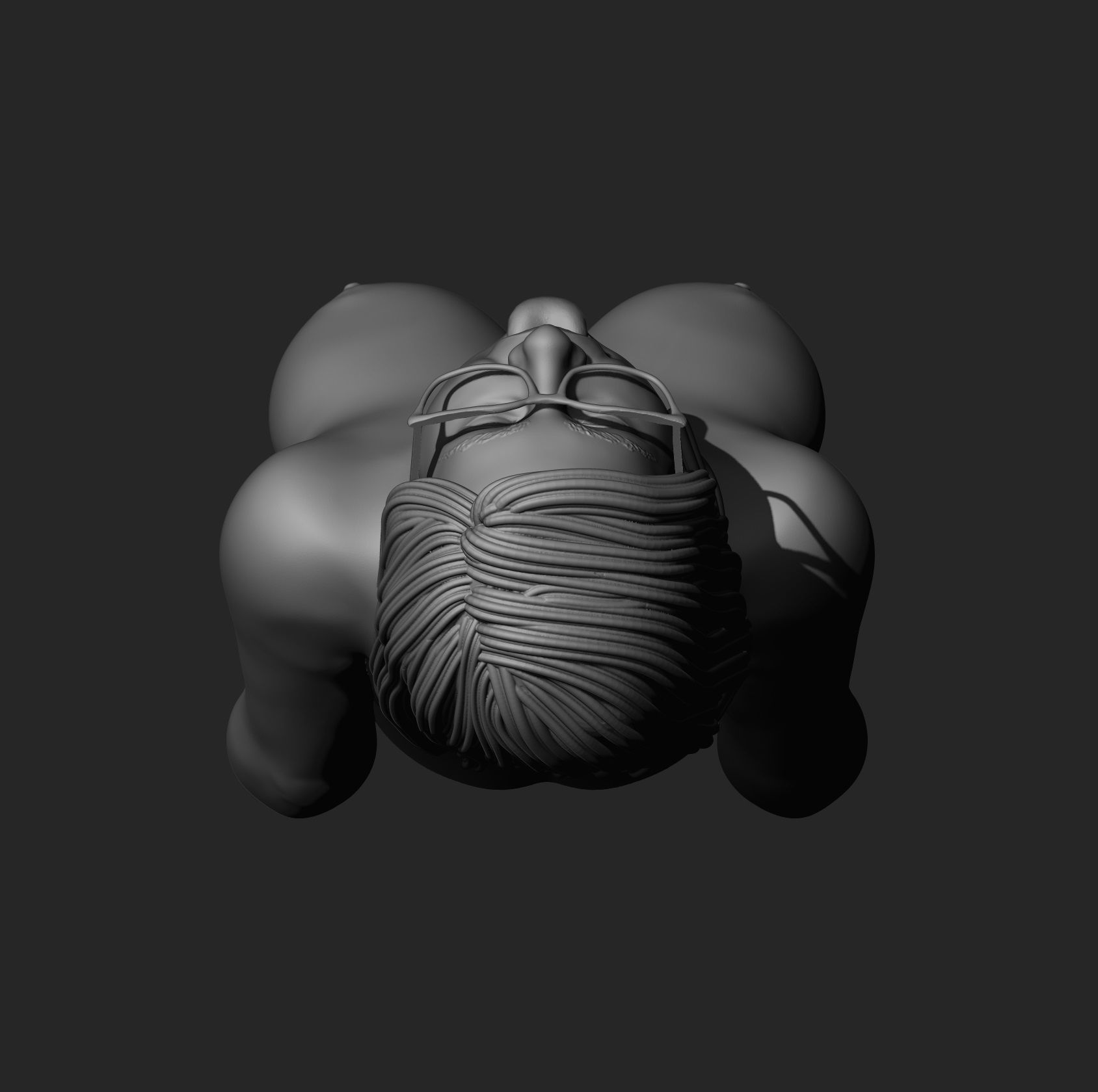 MIA KHALIFA BUST CUMSHOT STATUE 3D print model_8