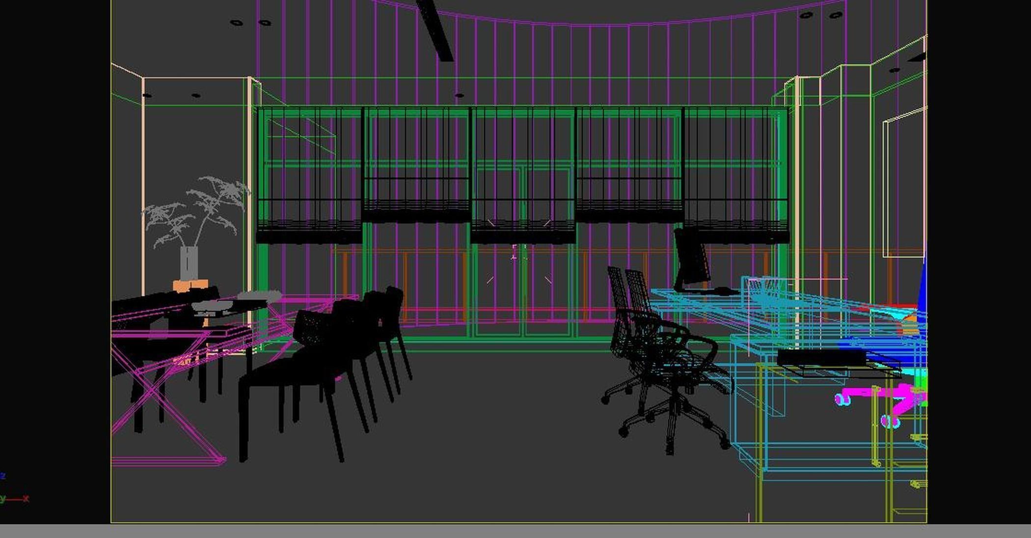 Manager Office Modern 3D model_6