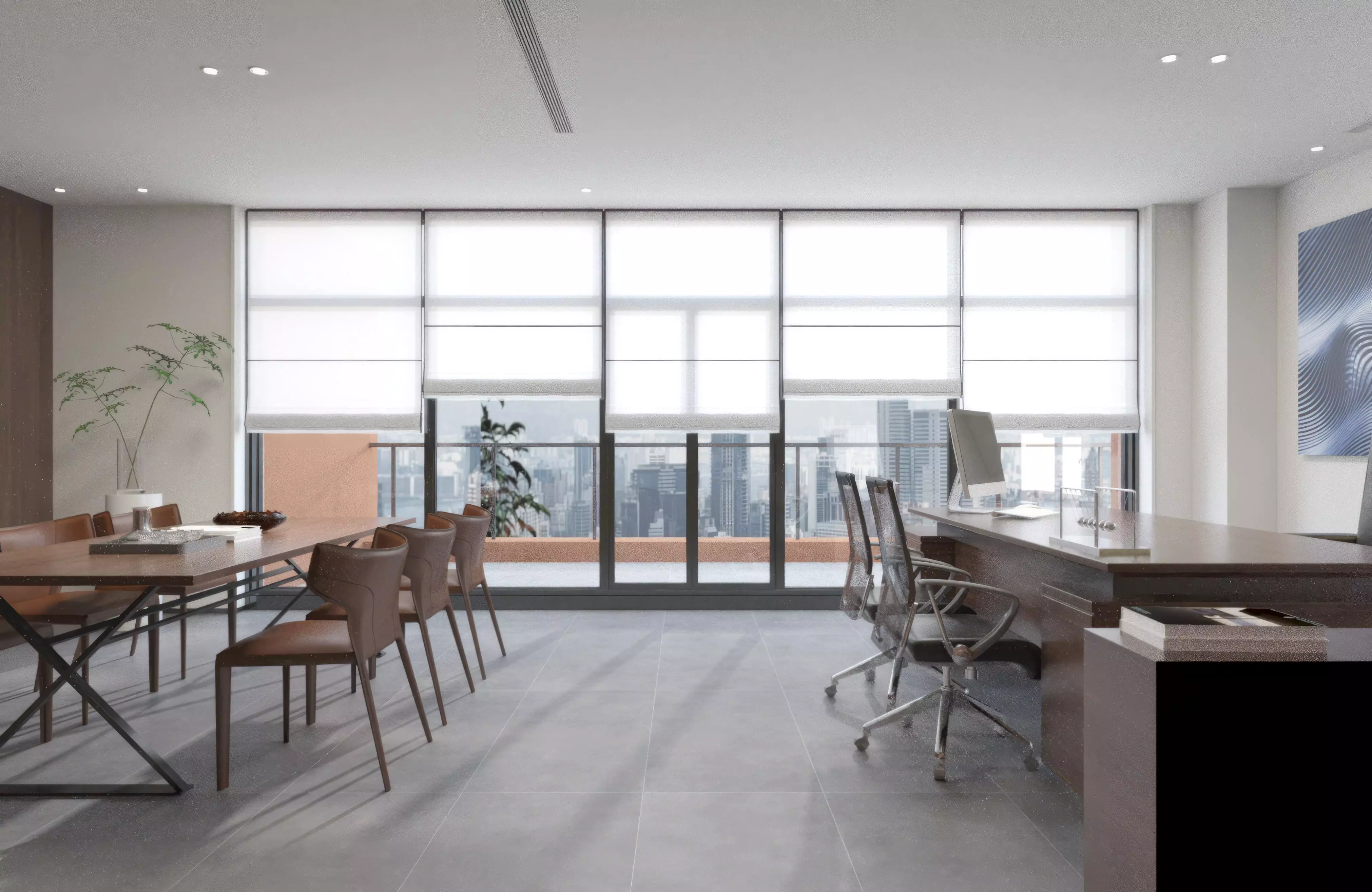 Manager Office Modern 3D model_0