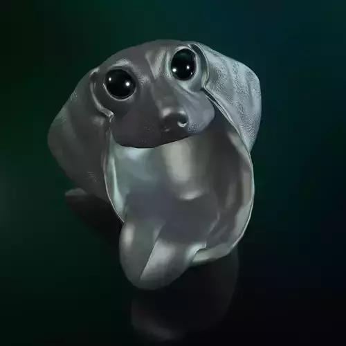 Dachshund as Thread-Eate STL 3D Print Model 3D print model