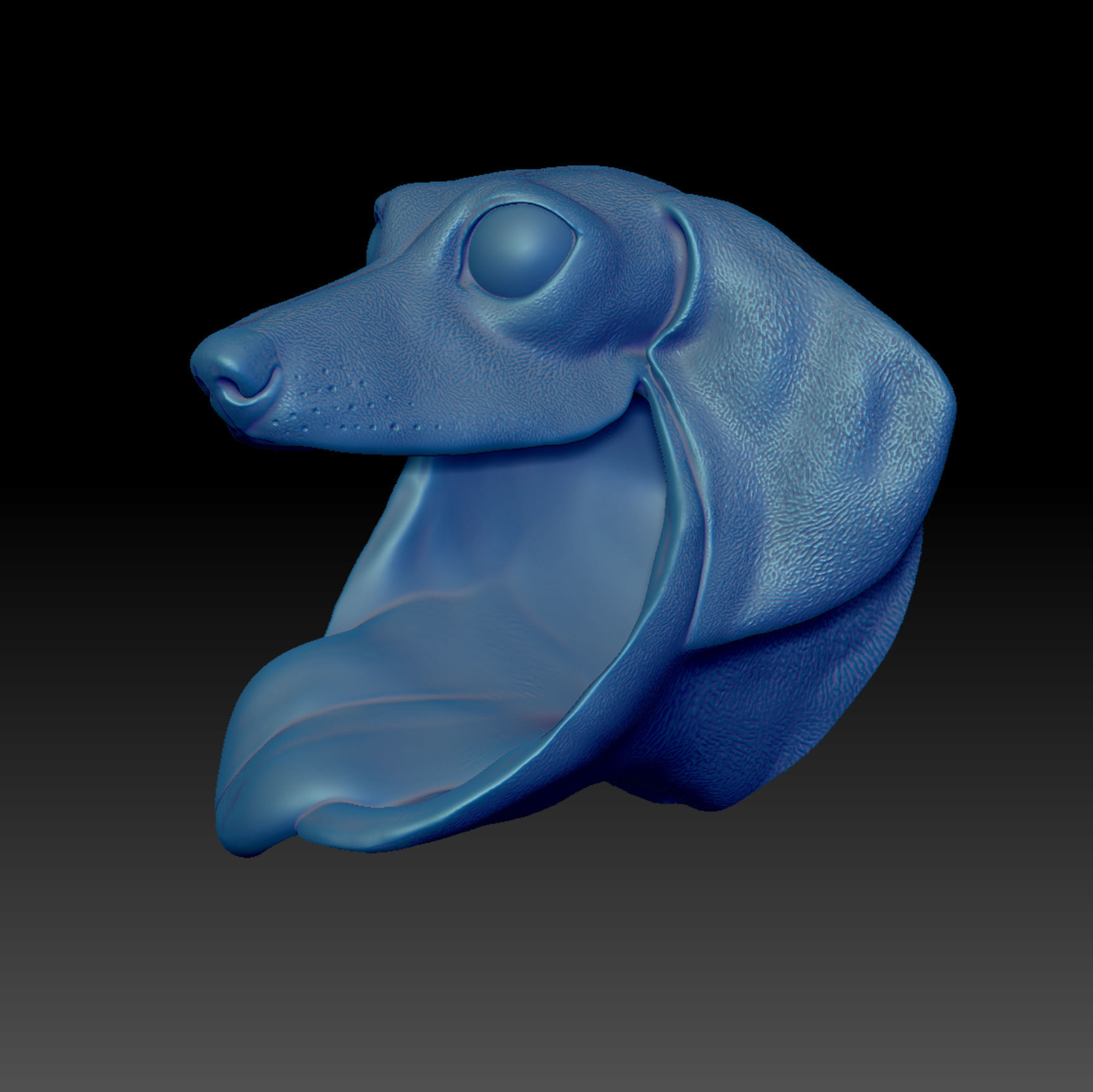 Dachshund as Thread-Eate STL 3D Print Model 3D print model_2