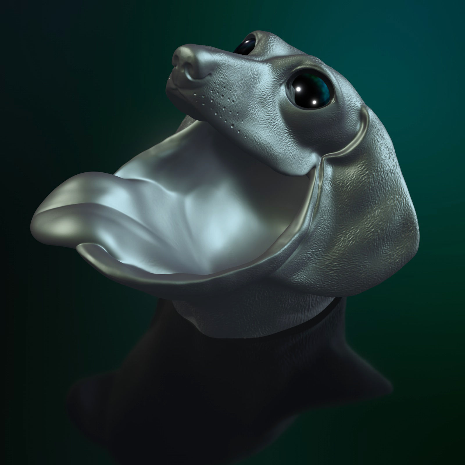 Dachshund as Thread-Eate STL 3D Print Model 3D print model_6