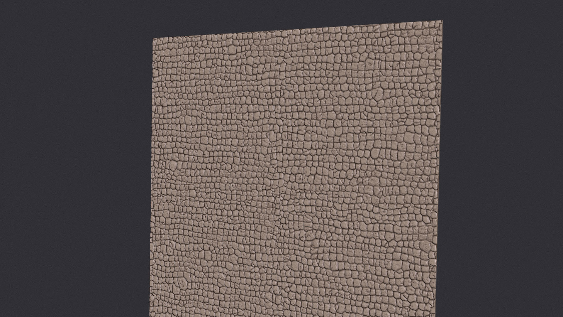 3D Crocodile Skin Fabric Leather Seamless Texture 3D print model_3