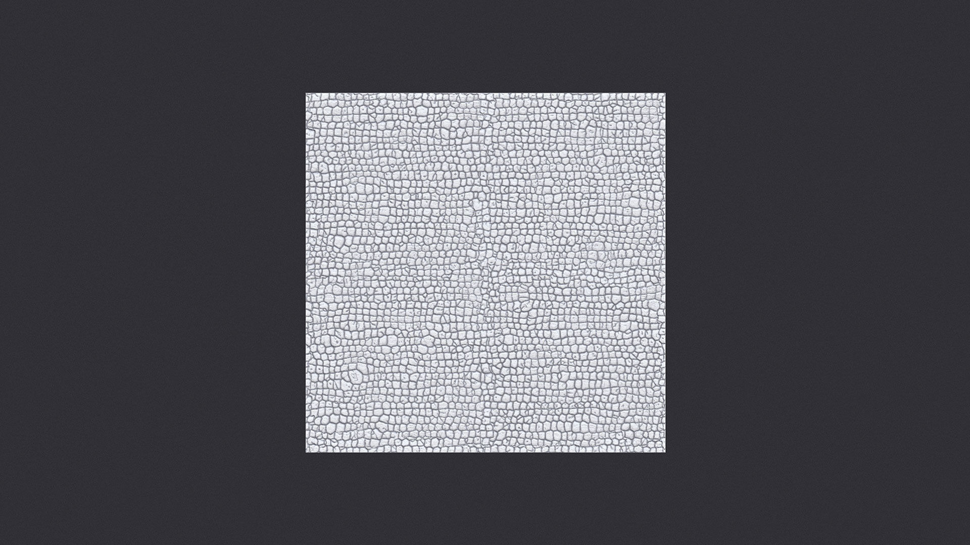 3D Crocodile Skin Fabric Leather Seamless Texture 3D print model_8