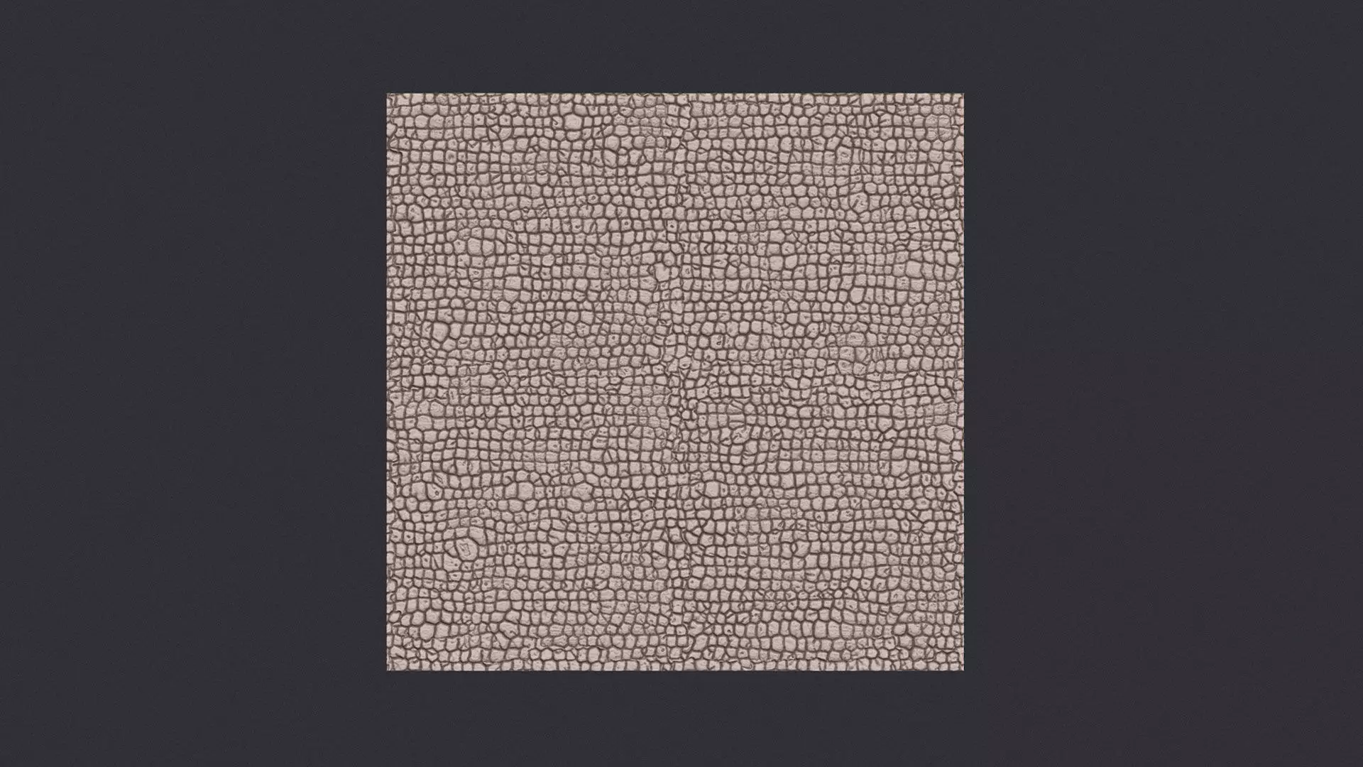 3D Crocodile Skin Fabric Leather Seamless Texture 3D print model_0