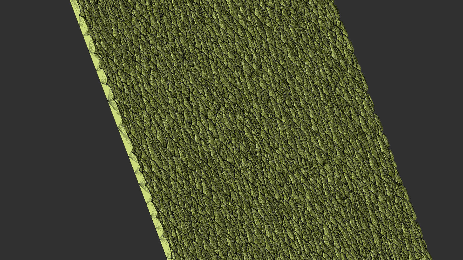 3D Crocodile Skin Fabric Leather Seamless Texture 3D print model_10