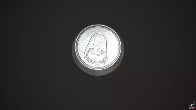 330ml Can with Water Droplets and 3 LODs