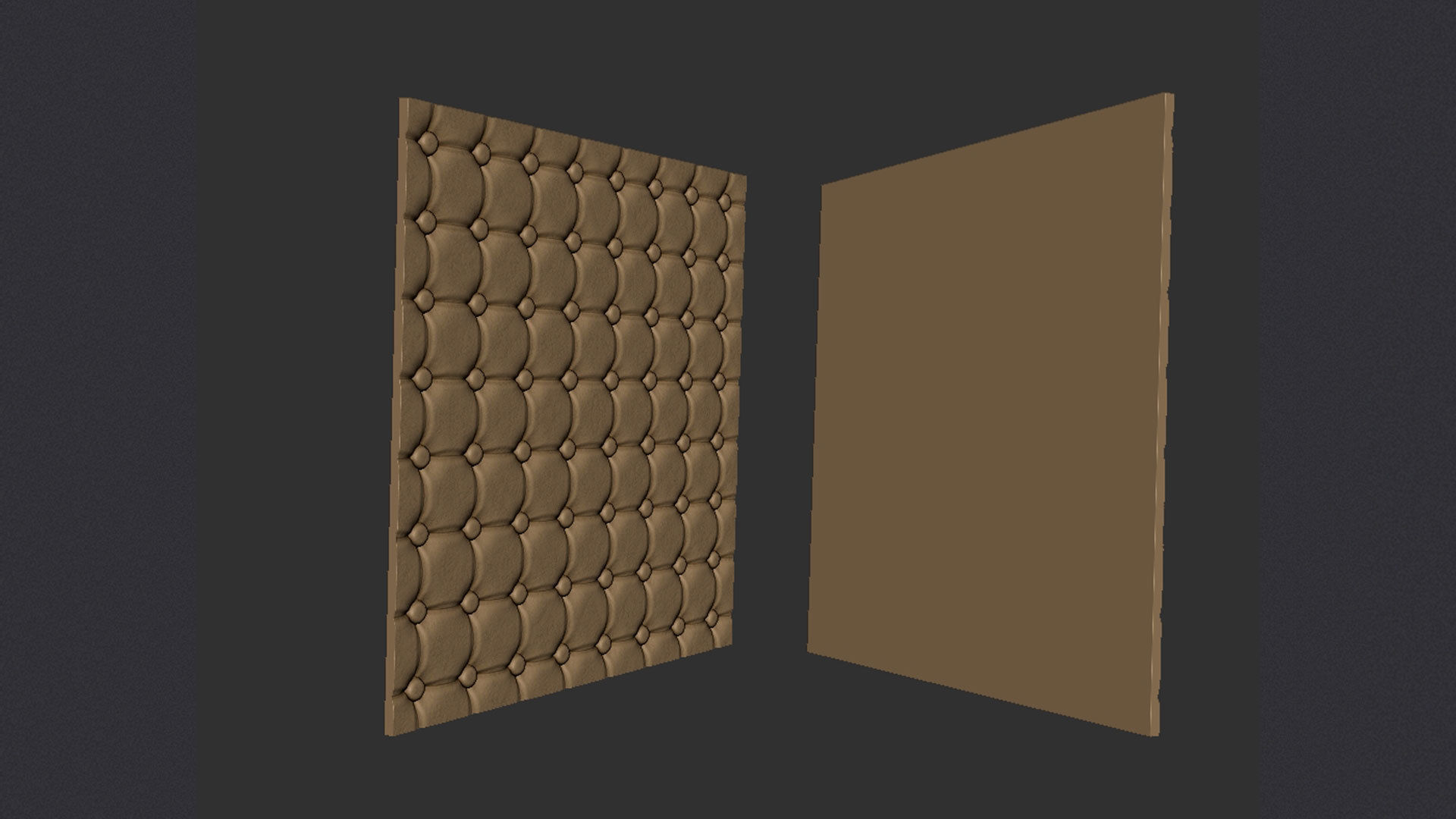 Quilted Fabric Leather Seamless Texture 3D print model_4