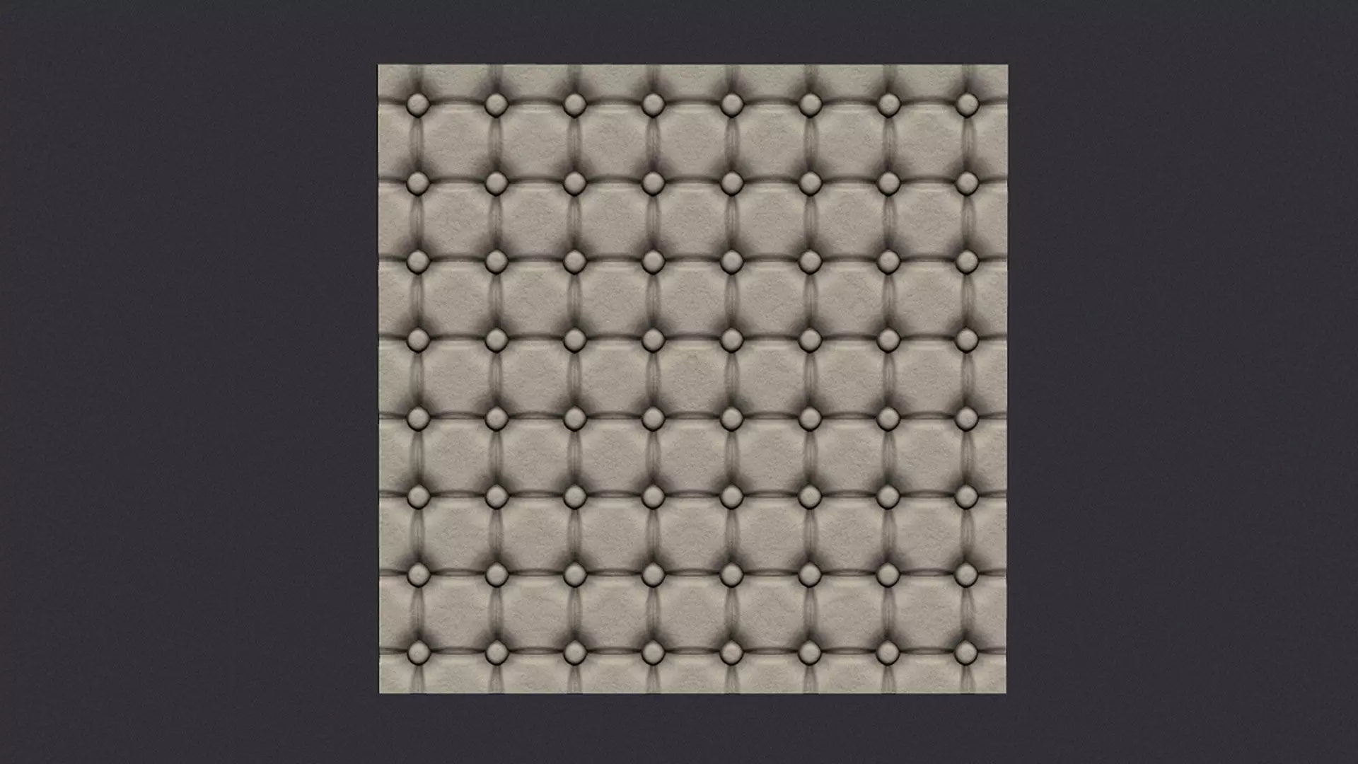 Quilted Fabric Leather Seamless Texture 3D print model_0