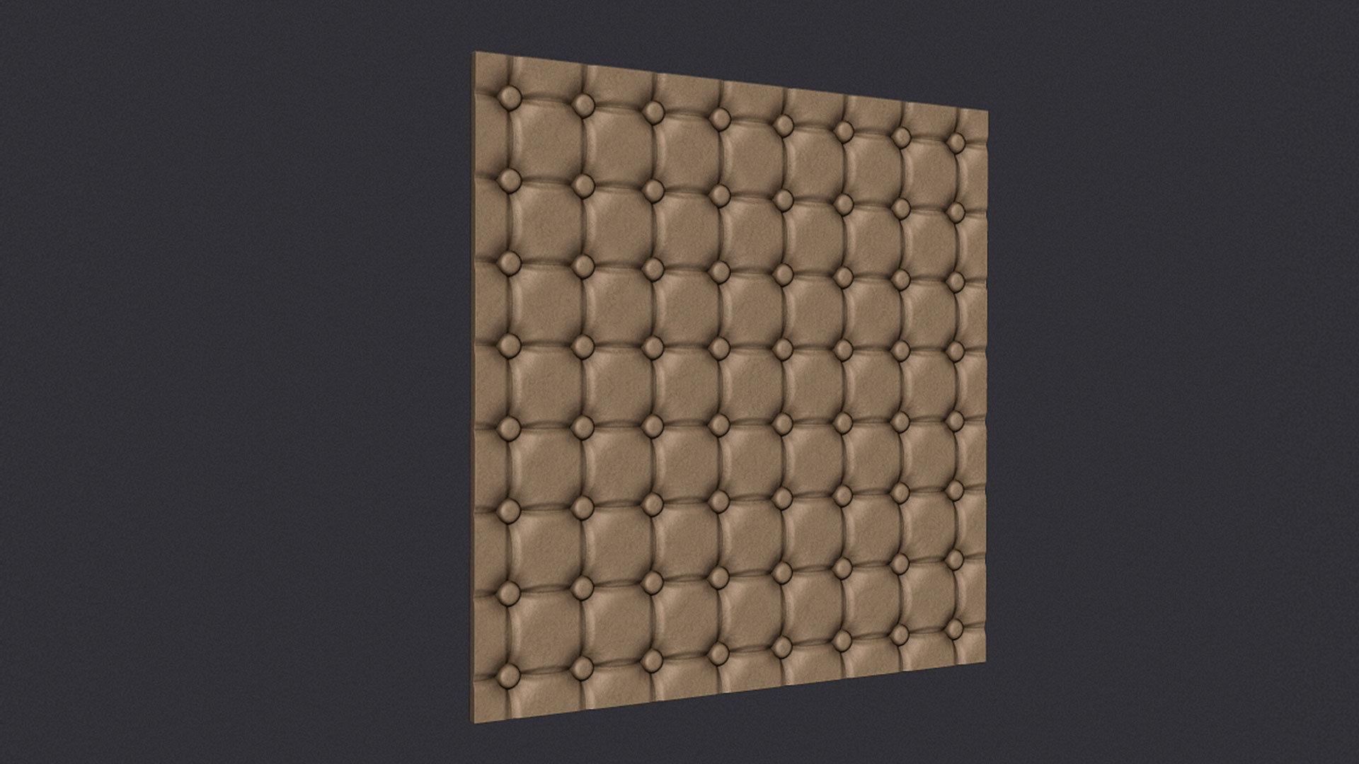 Quilted Fabric Leather Seamless Texture 3D print model_2