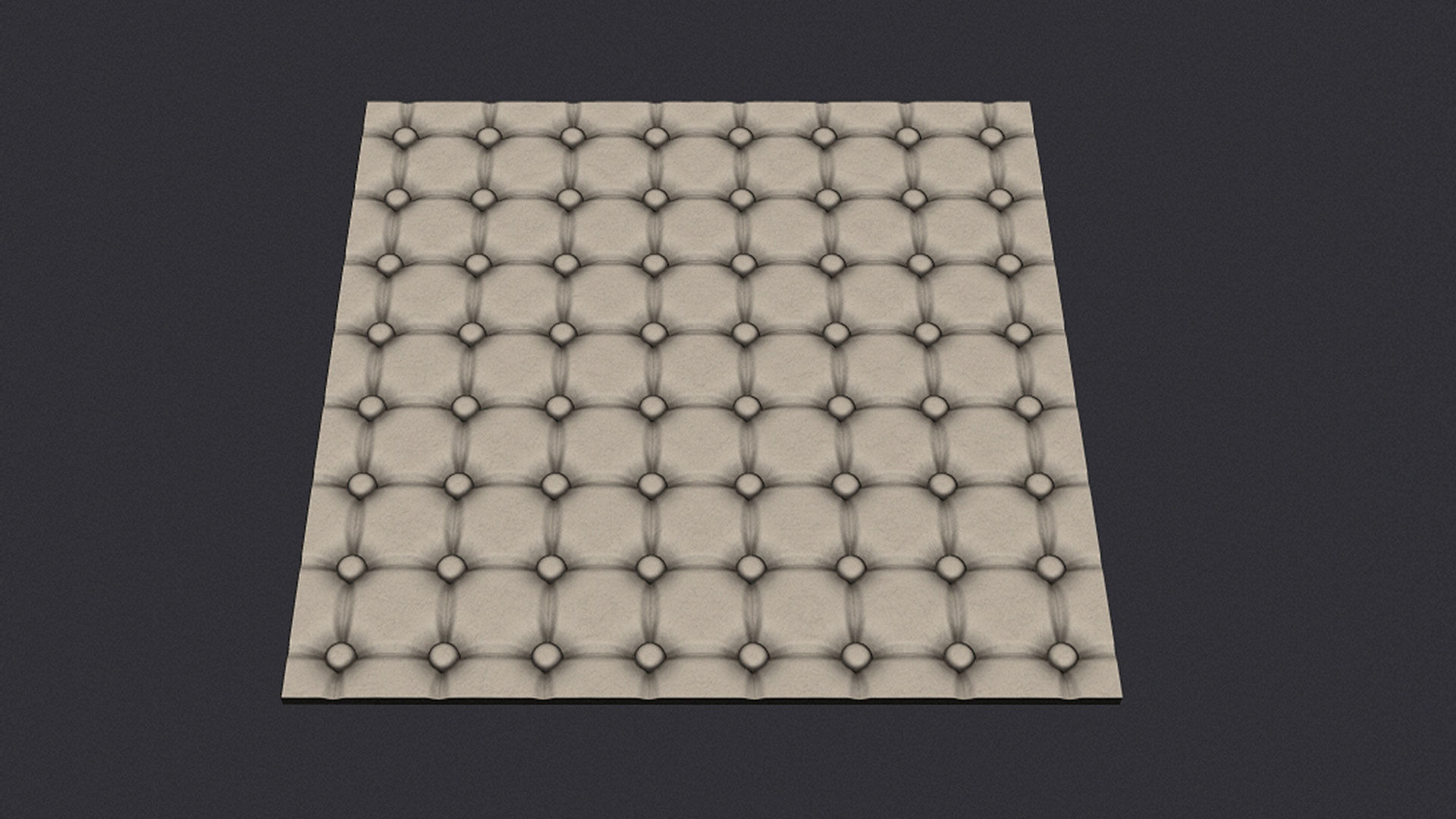 Quilted Fabric Leather Seamless Texture 3D print model_1