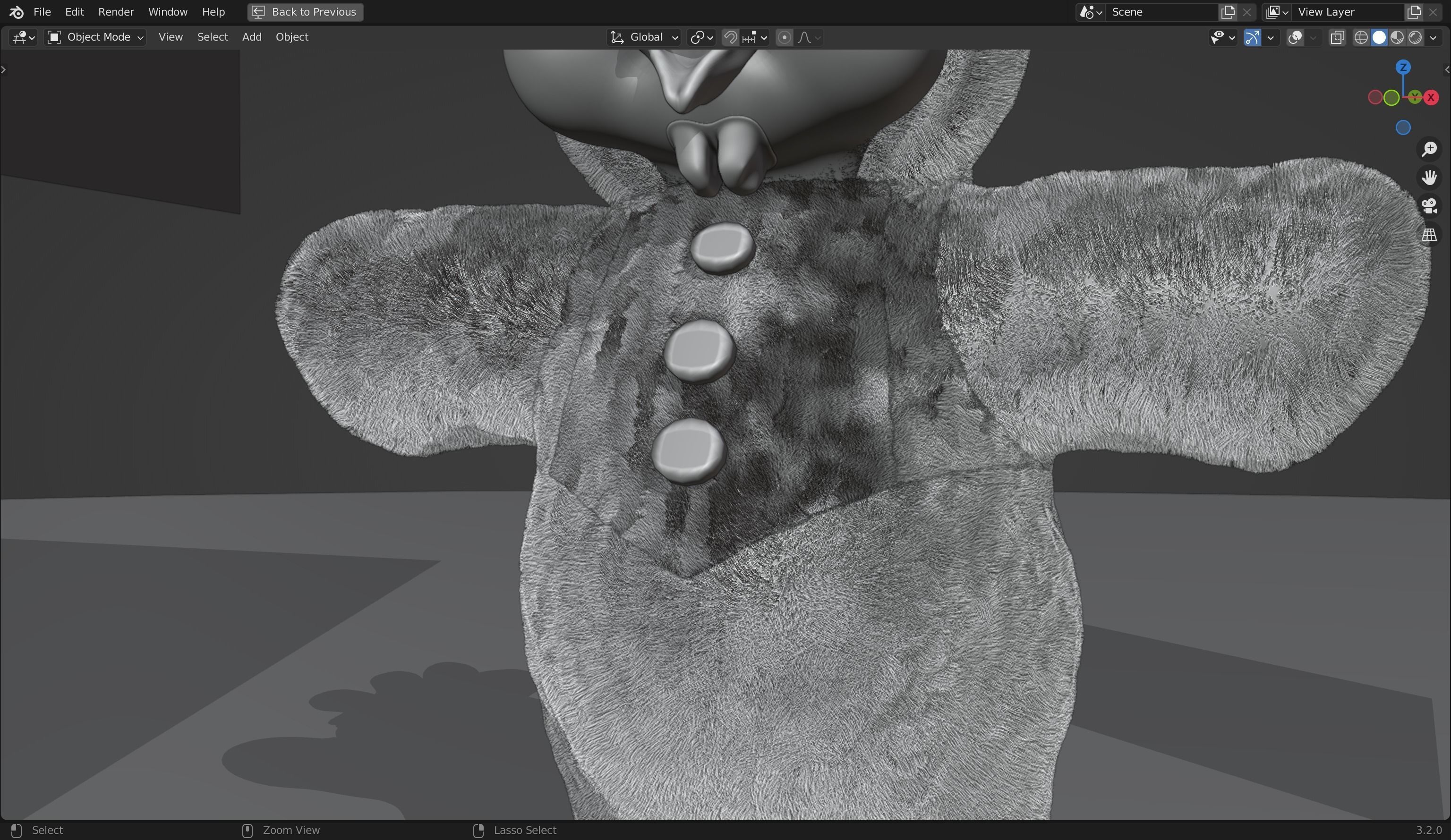 Rushton Rooster furry 3D Model  Low-poly 3D model_14