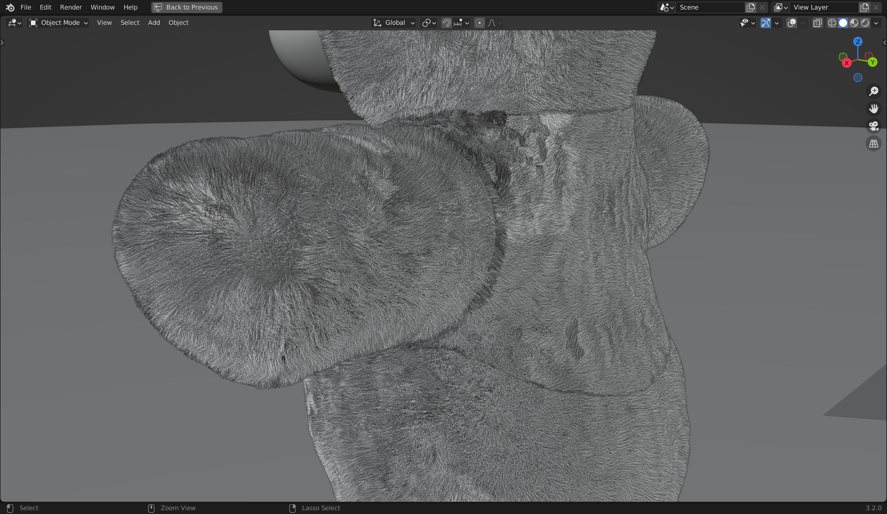 Rushton Rooster furry 3D Model  Low-poly 3D model_15