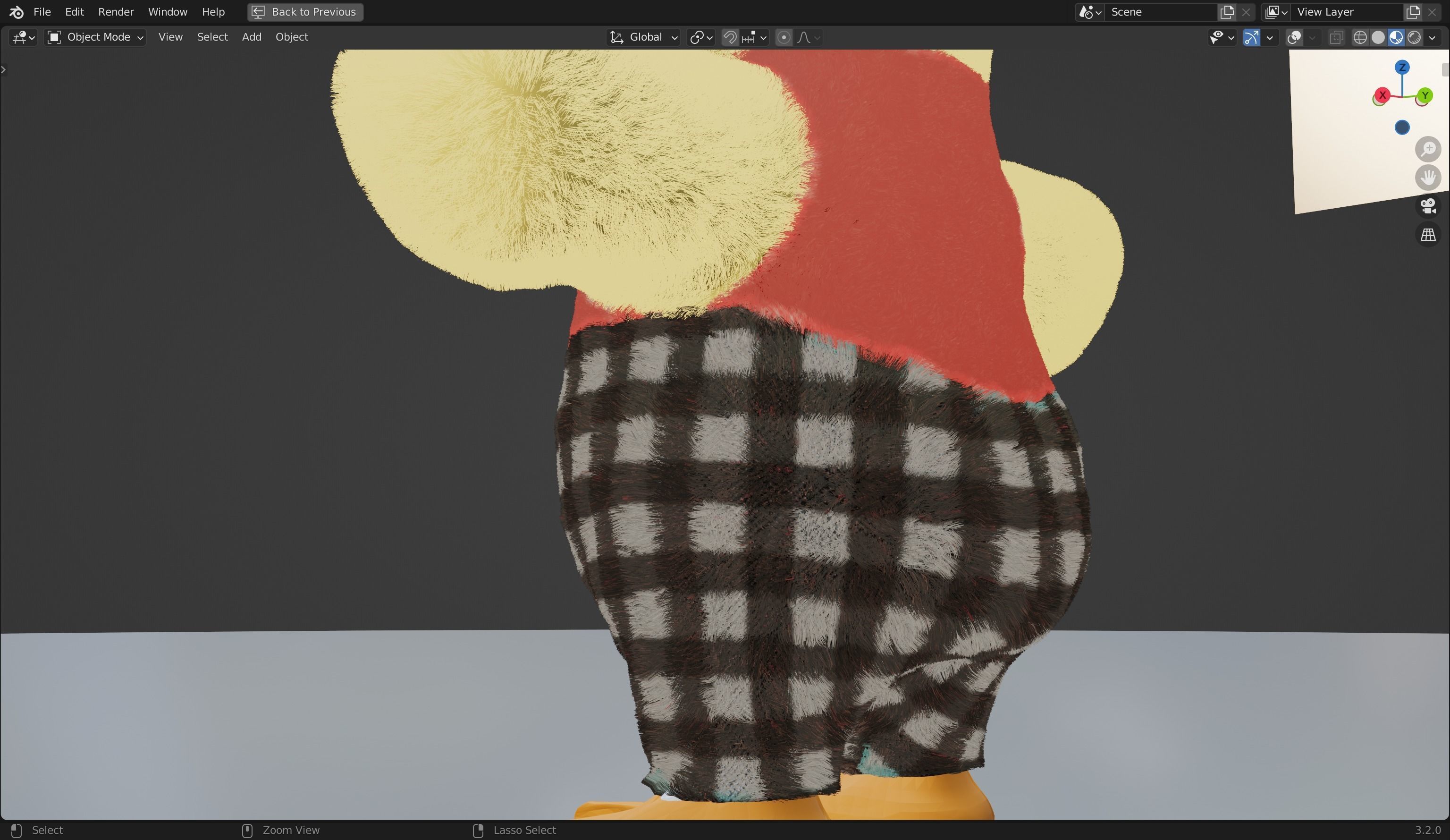 Rushton Rooster furry 3D Model  Low-poly 3D model_18