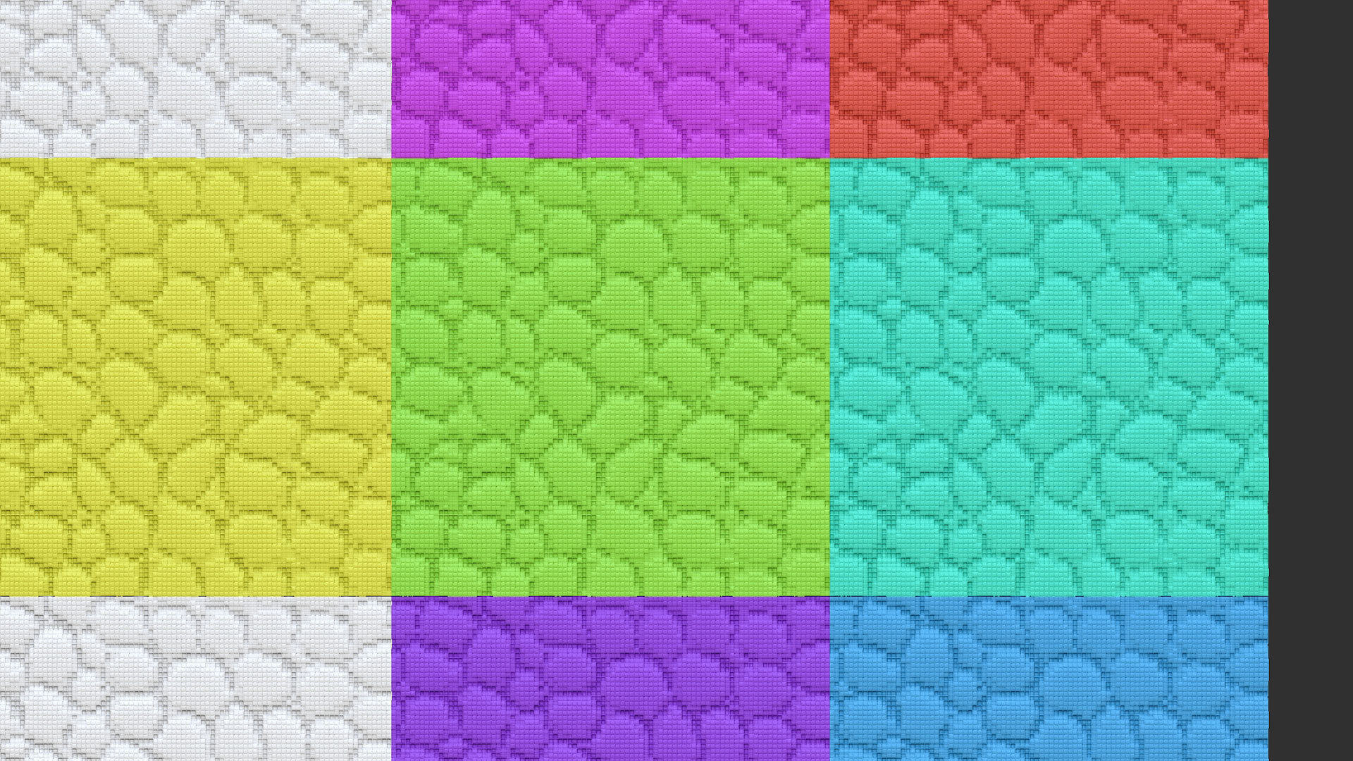 Snake Skin Fabric Leather Seamless Texture 3D print model_13