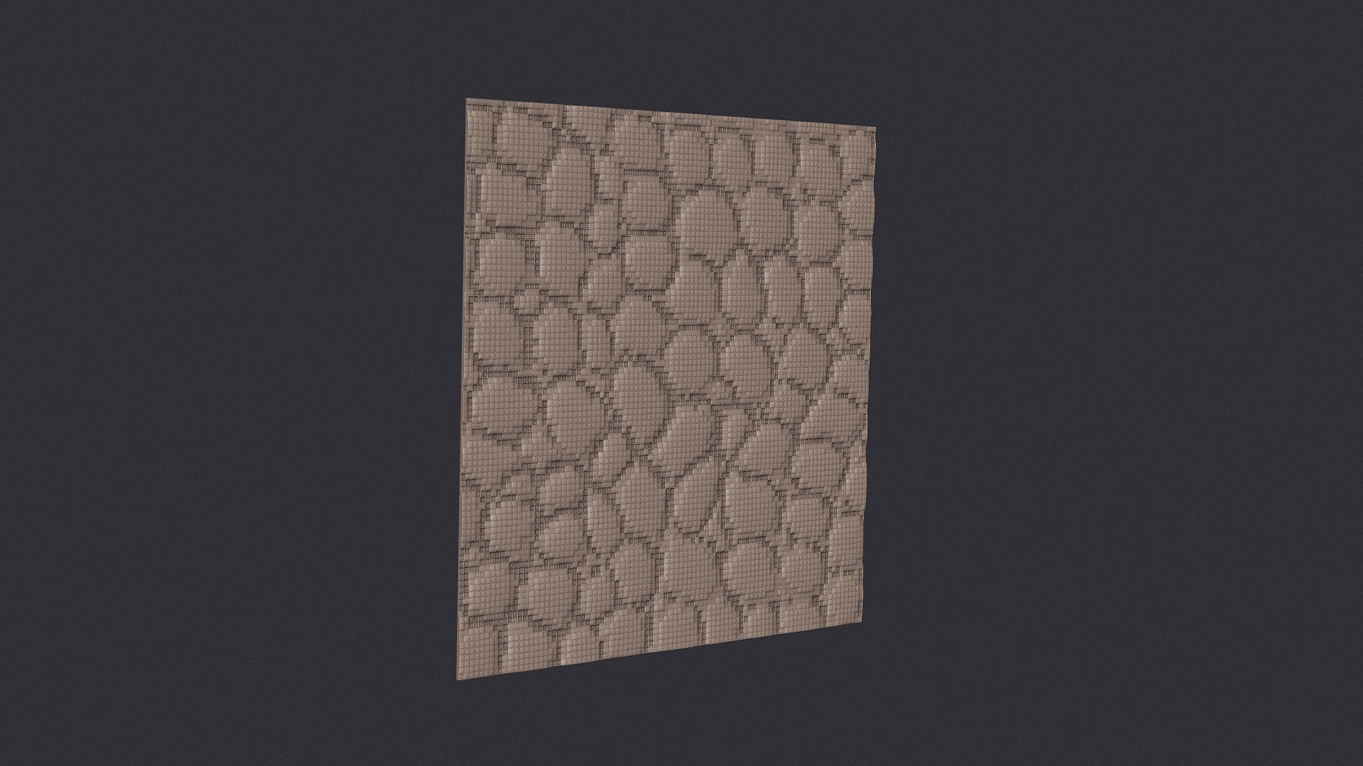 Snake Skin Fabric Leather Seamless Texture 3D print model_1