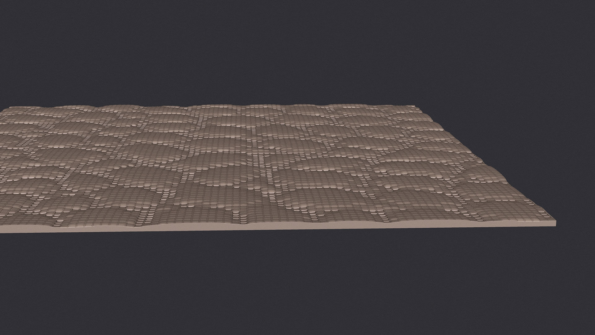 Snake Skin Fabric Leather Seamless Texture 3D print model_5