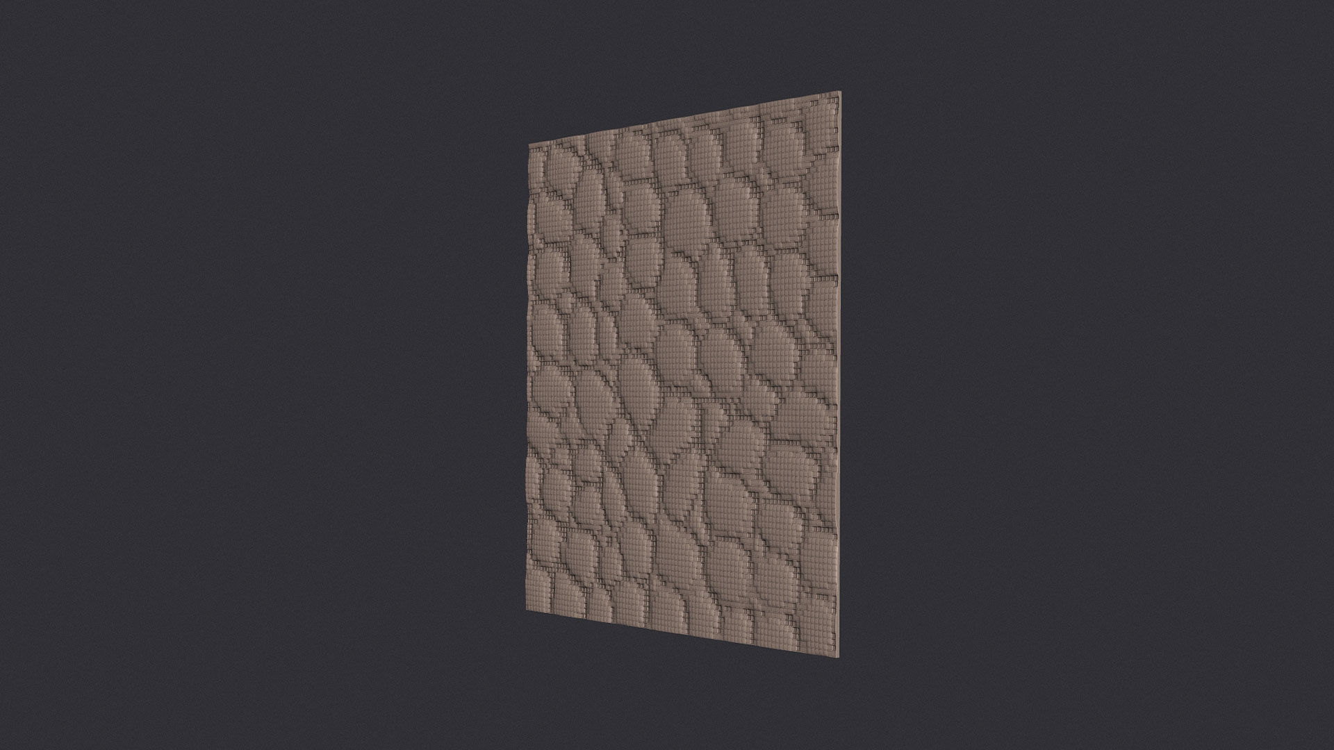 Snake Skin Fabric Leather Seamless Texture 3D print model_2
