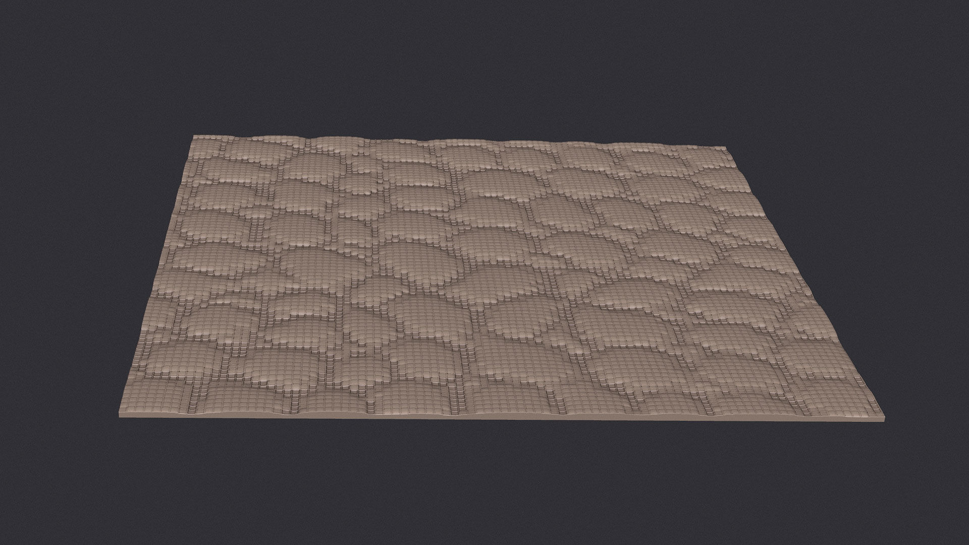 Snake Skin Fabric Leather Seamless Texture 3D print model_3