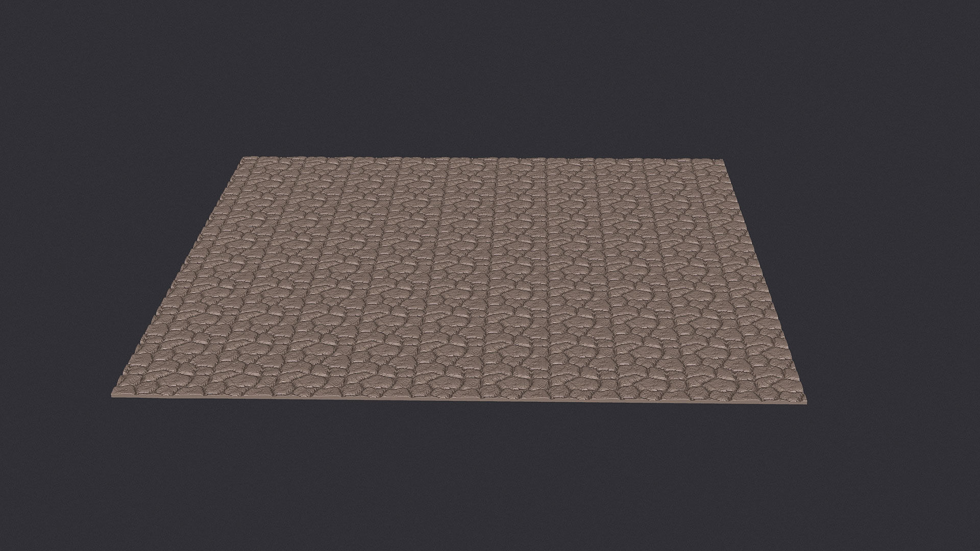 Tiger Skin Fabric Seamless Texture 3D print model_4