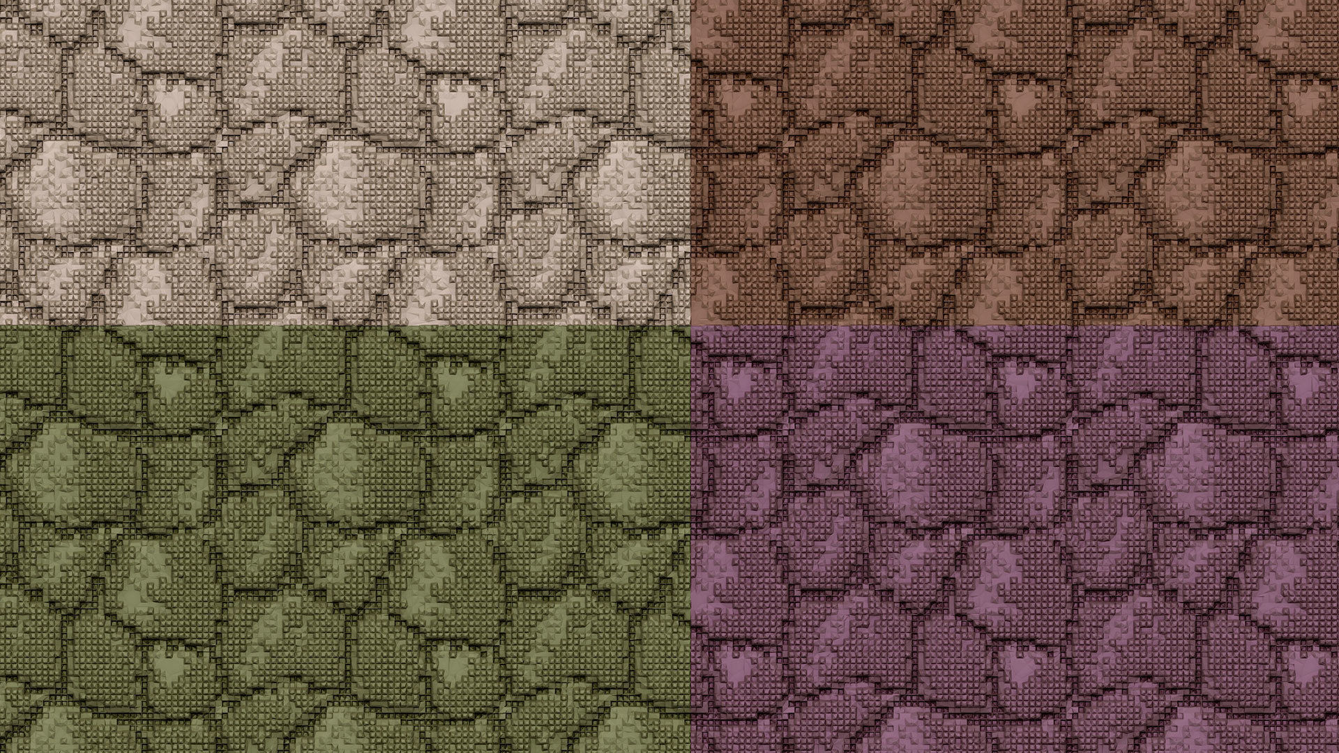 Tiger Skin Fabric Seamless Texture 3D print model_10