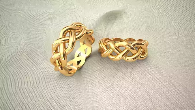 Jewelry PLAT  Ring 3D print model
