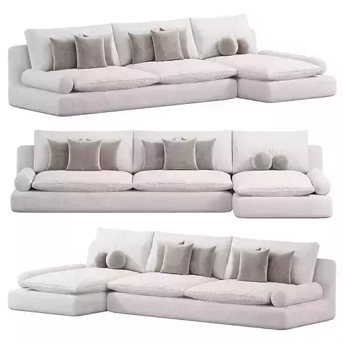 Tender Sectional Sofa 2 3D model