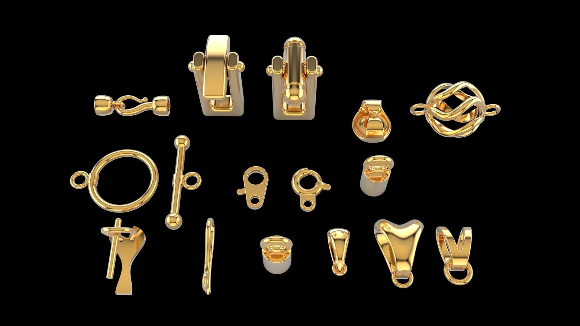 Hoops and backs  3D print model_2