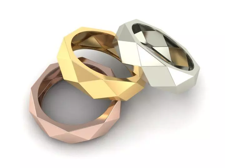Facet Ring Free 3D print model_0