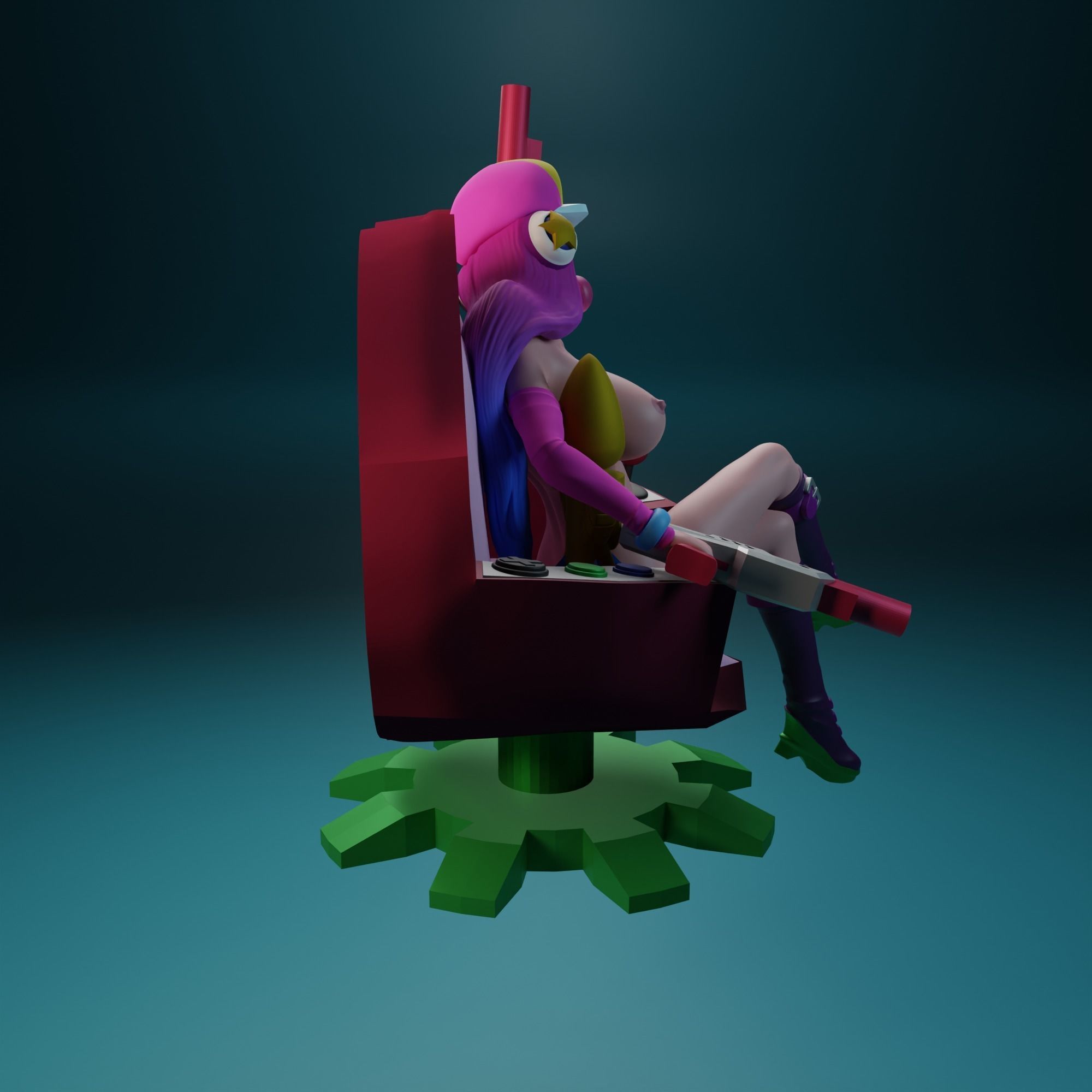 NSFW Arcade Miss Fortune 3D print model_9