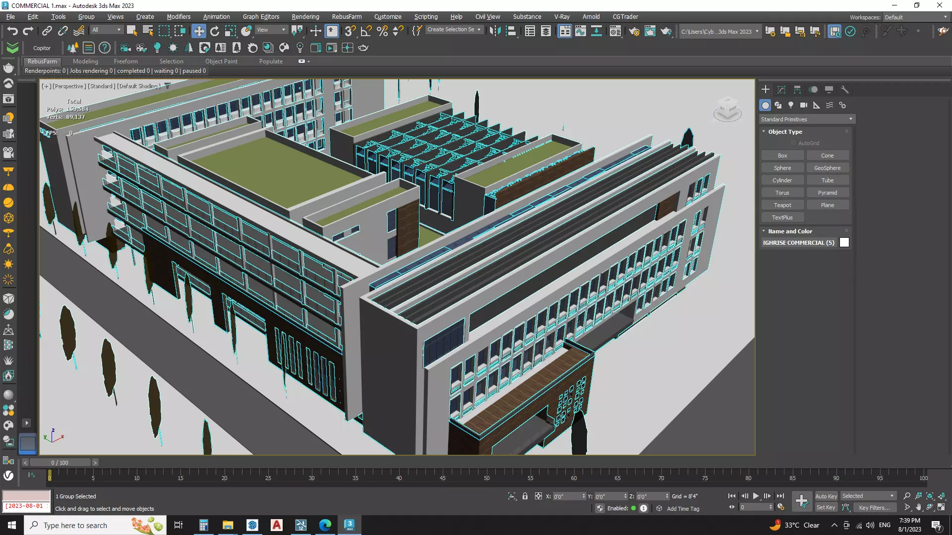 3D High-Rise Models 3D model_0
