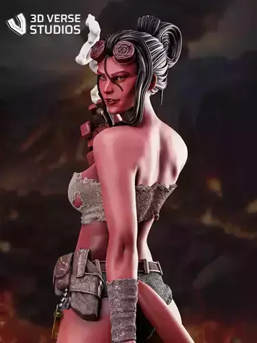 Hellgirl 3D Print 3D print model